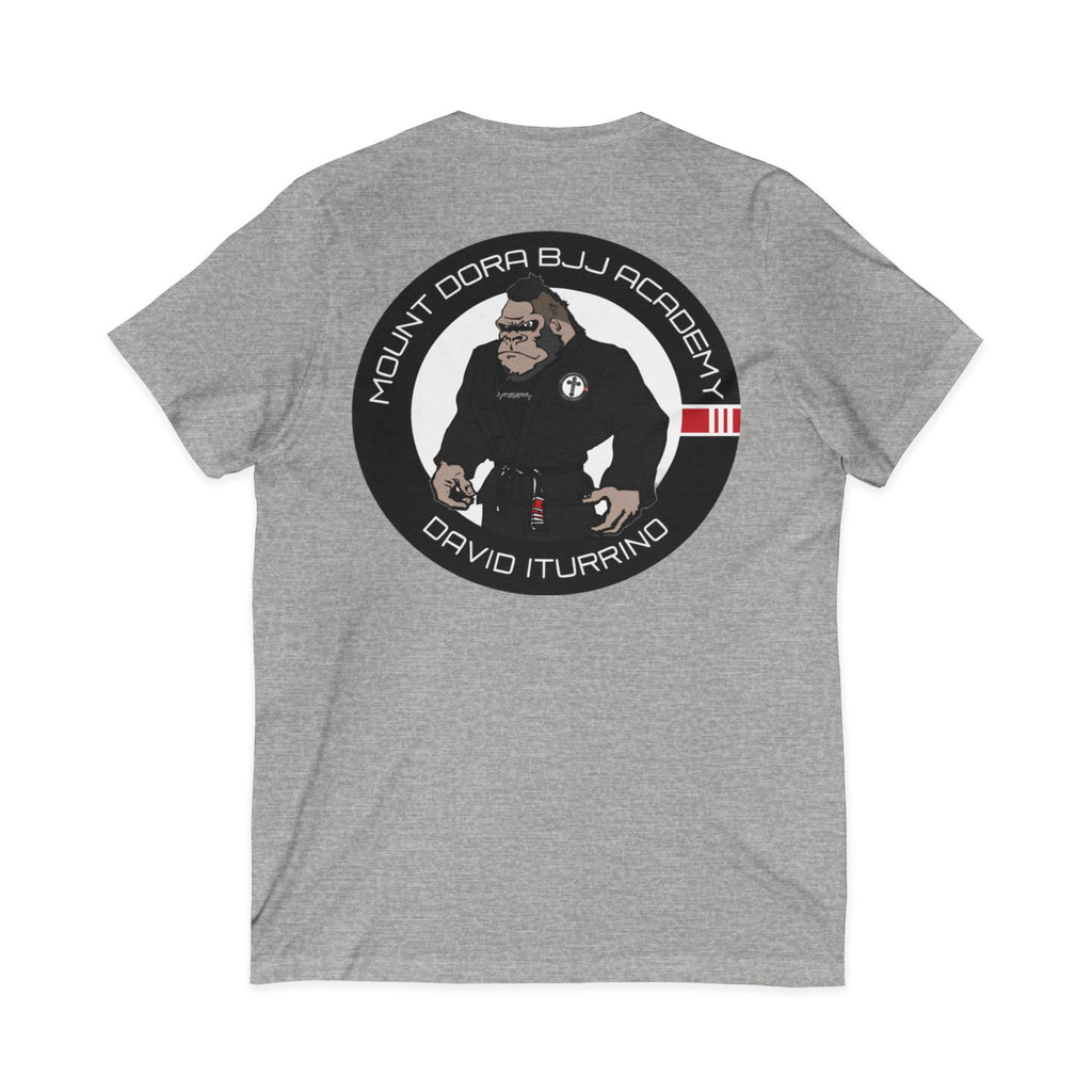 Unisex Jersey Short Sleeve V-Neck Tee (Gorilla Logo)