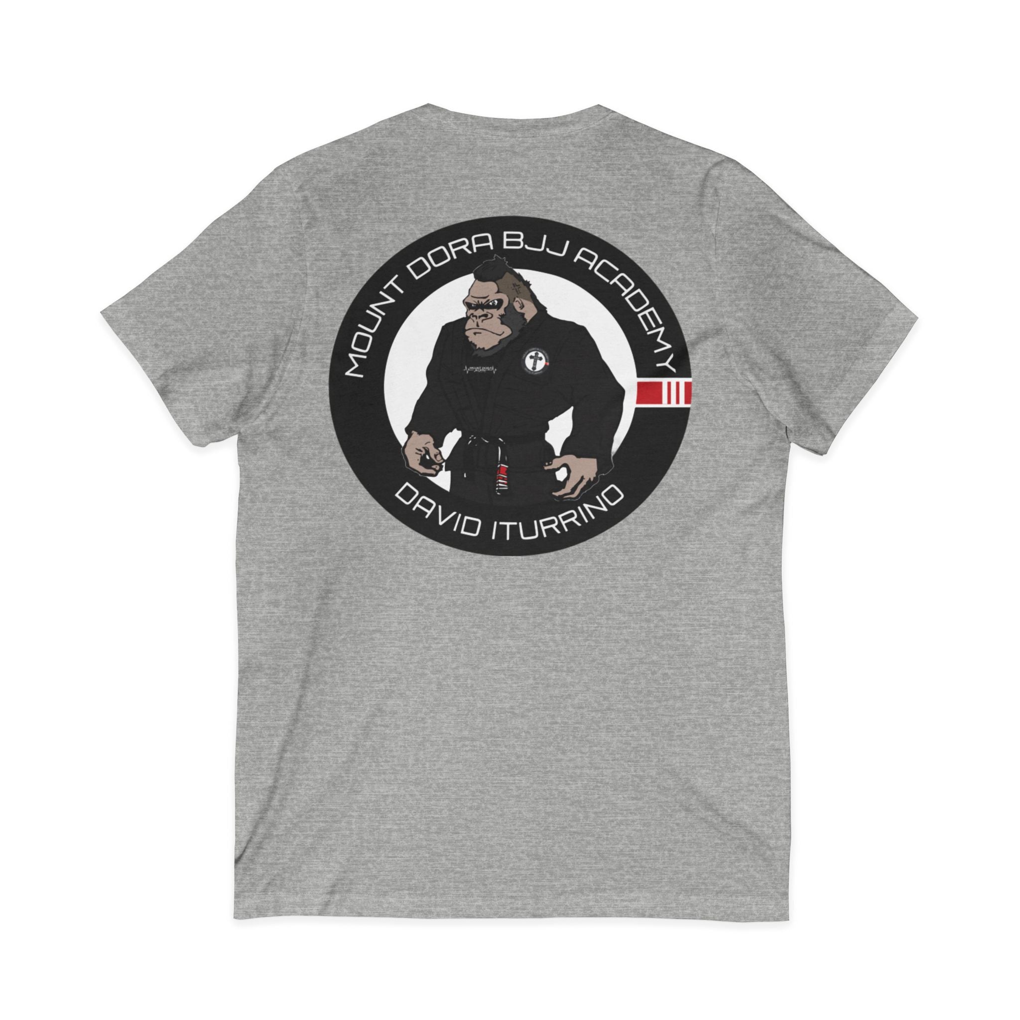 Unisex Jersey Short Sleeve V-Neck Tee (Gorilla Logo)