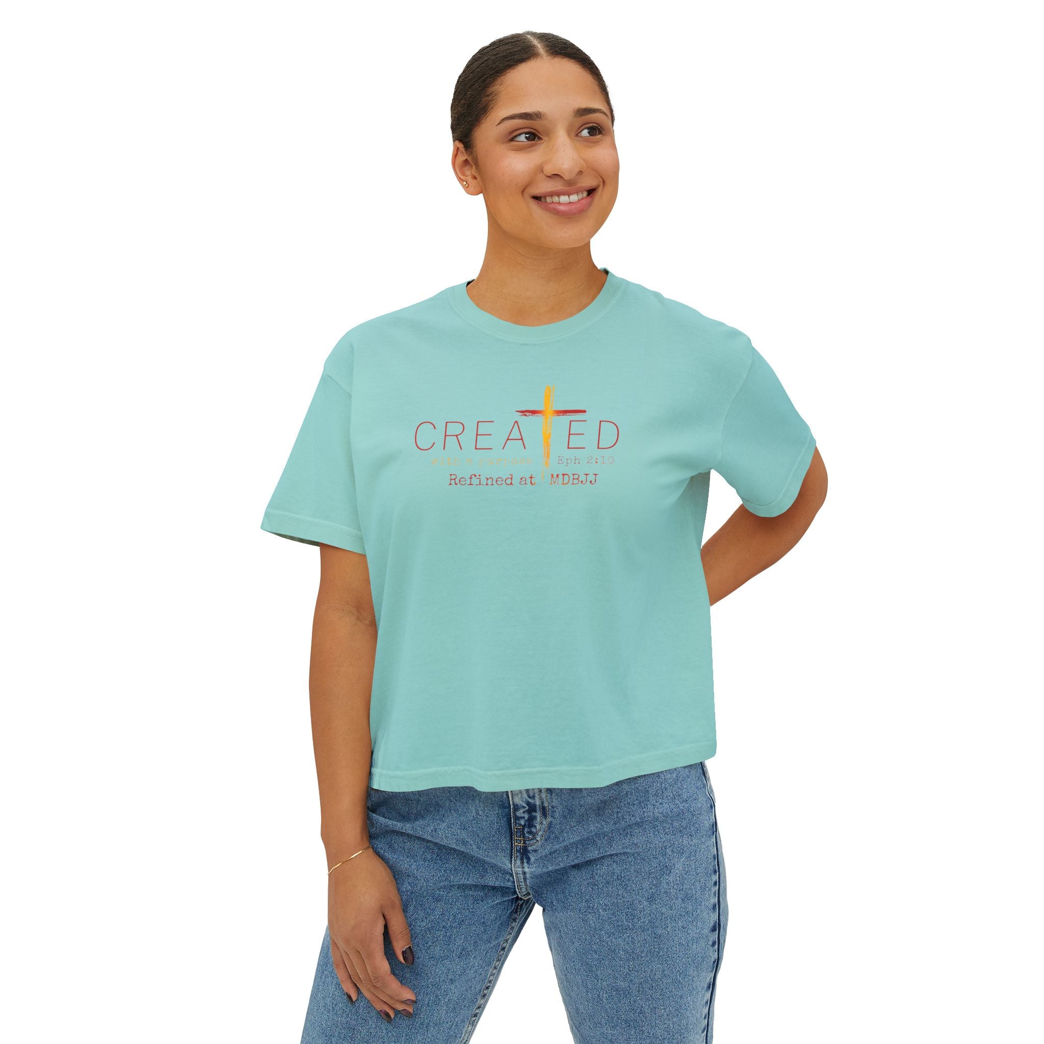 Women's Boxy Tee - Created - MDBJJ