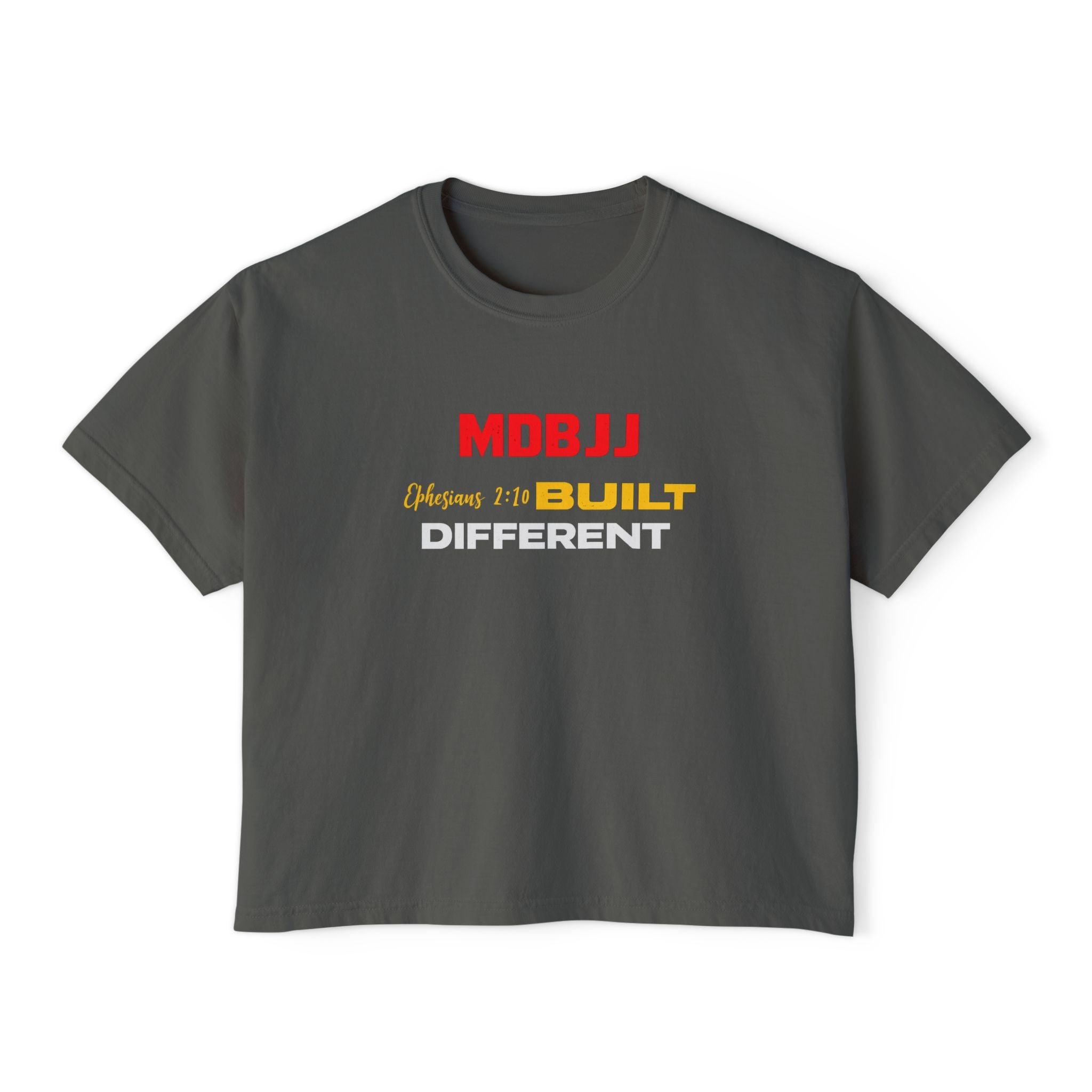 Women's Boxy Tee  - Built Different - MDBJJ