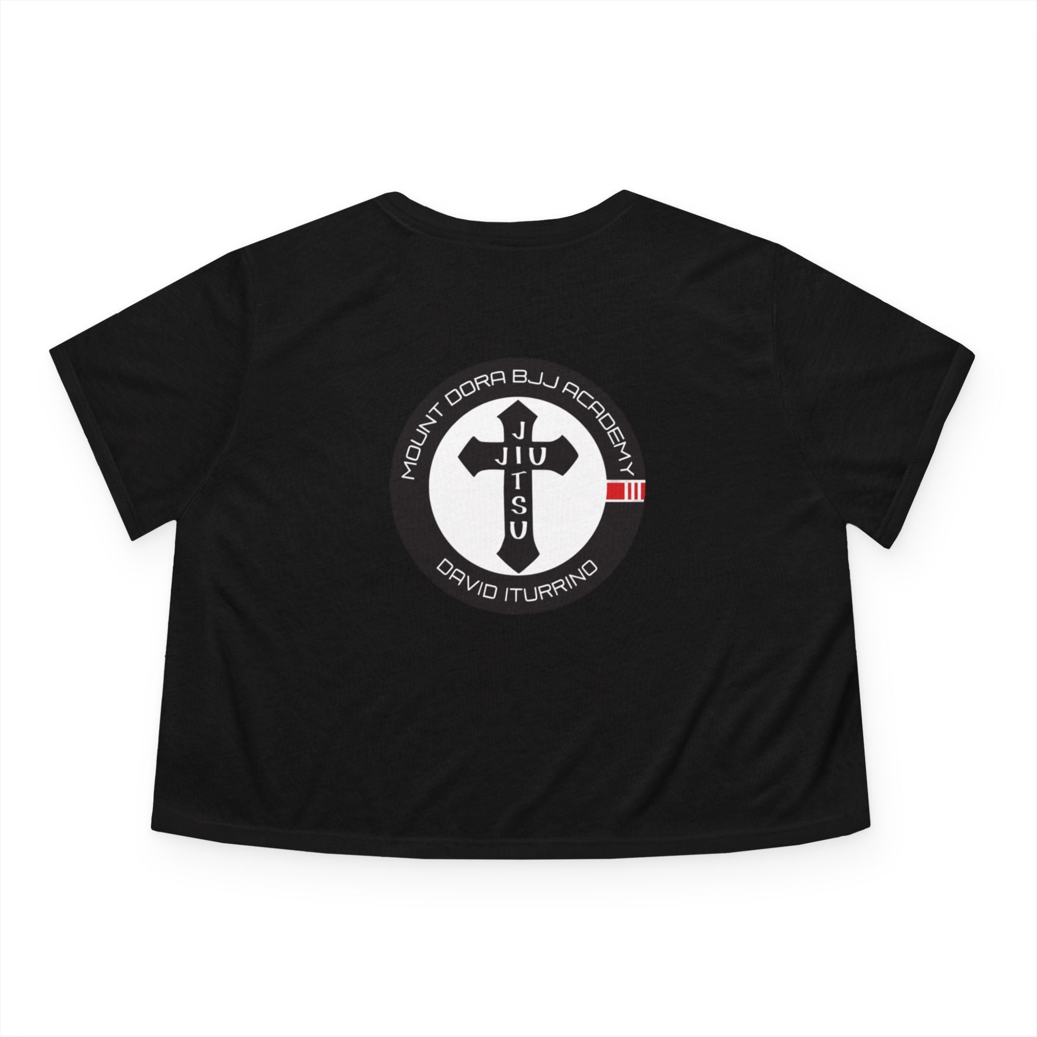 Women's Flowy Cropped Tee - Built Different - MDBJJ