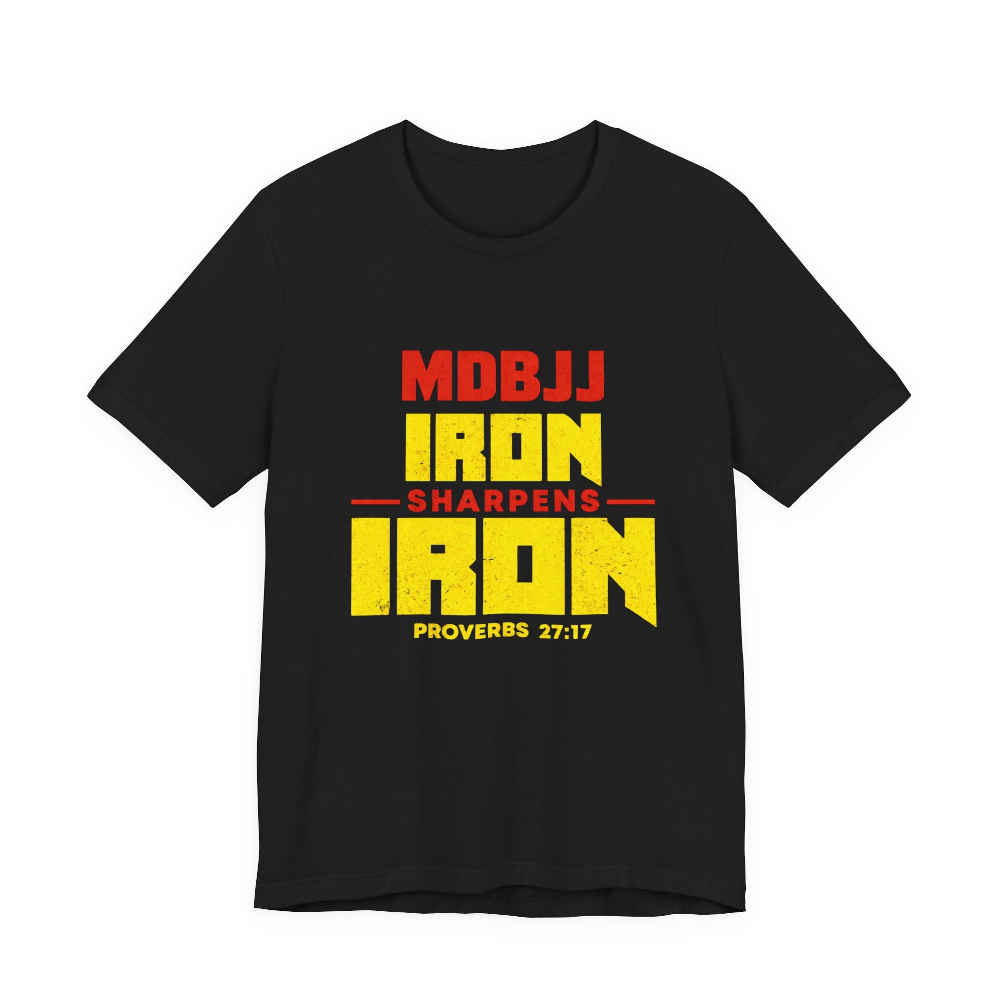 Unisex Jersey Short Sleeve Tee - Iron Sharpens Iron - MDBJJ