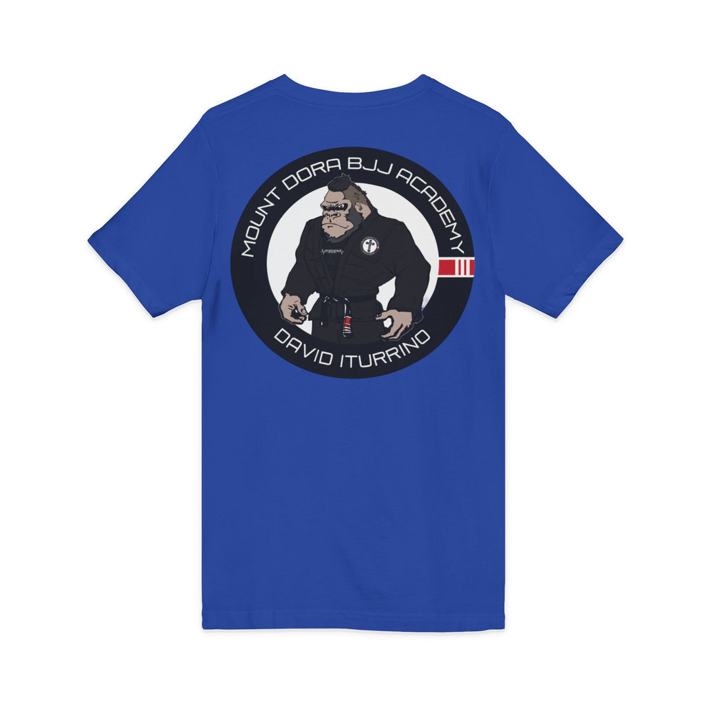 Unisex Jersey Short Sleeve V-Neck Tee (Gorilla Logo)