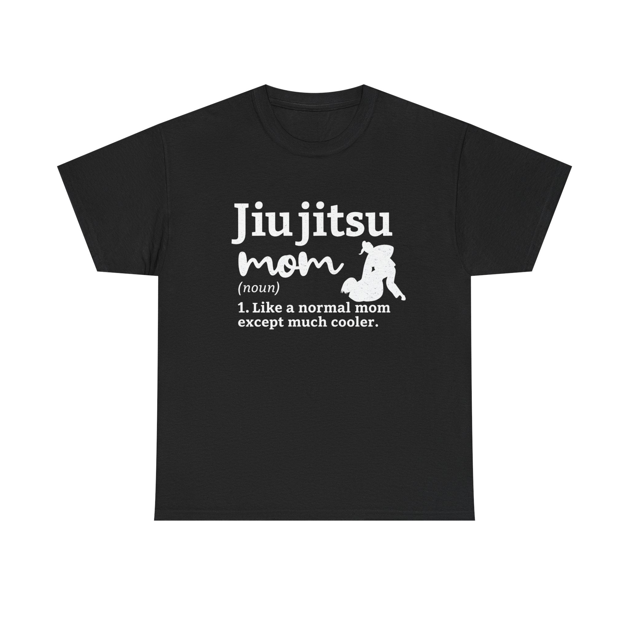 Unisex Heavy Cotton Tee - Jiu Jitsu Mom but cooler