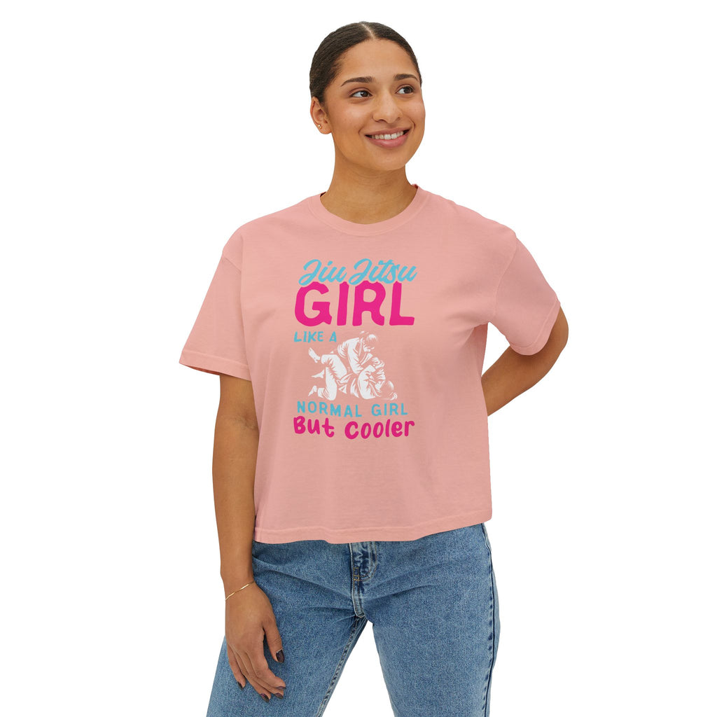 Women's Boxy Tee - BJJ GIrl, But Cooler