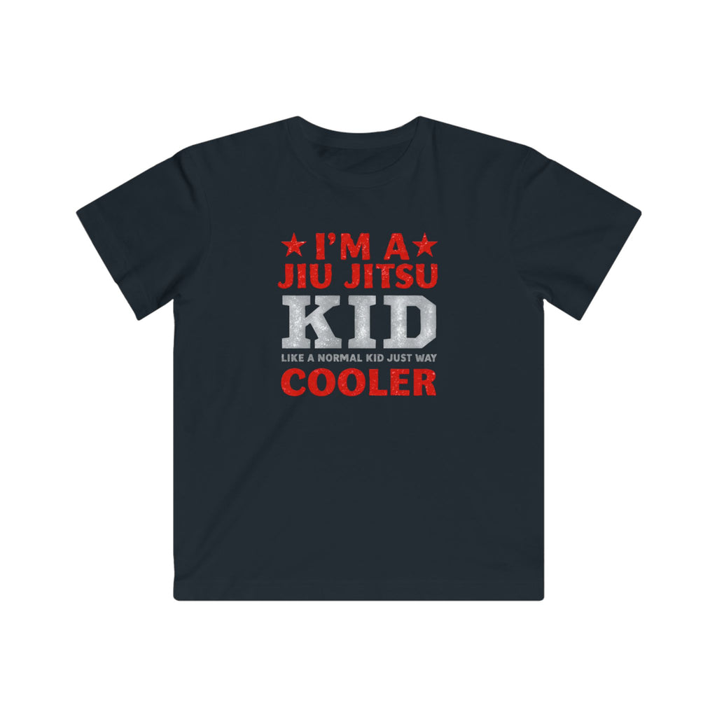 Kids Fine Jersey Tee - BJJ kid, But Cooler
