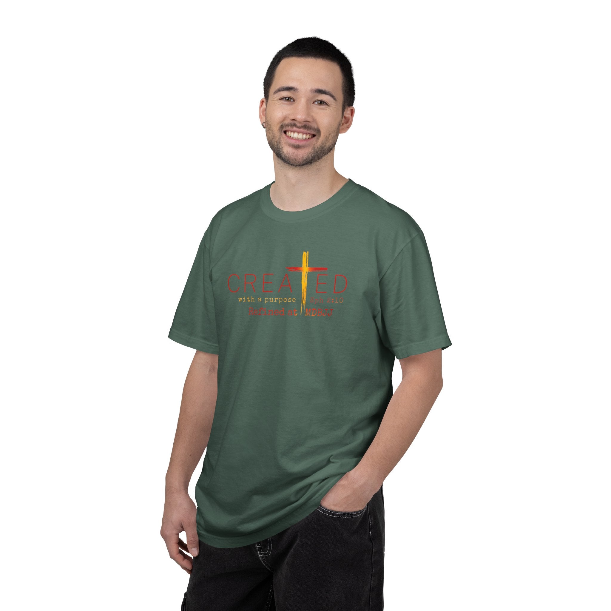 Unisex Garment-Dyed T-shirt - Created -MDBJJ