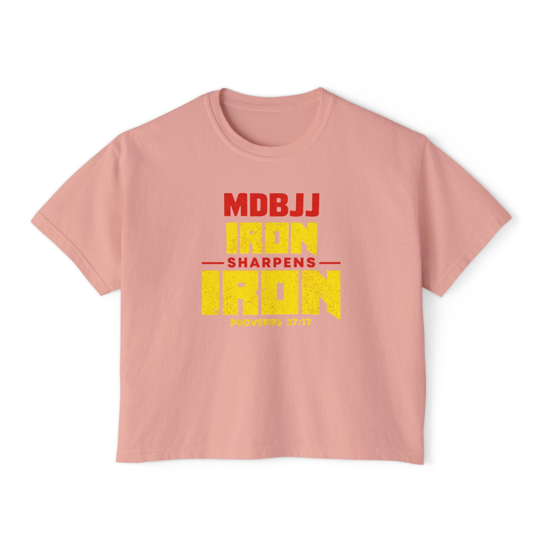 Women's Boxy Tee - Iron Sharpens Iron - MDBJJ