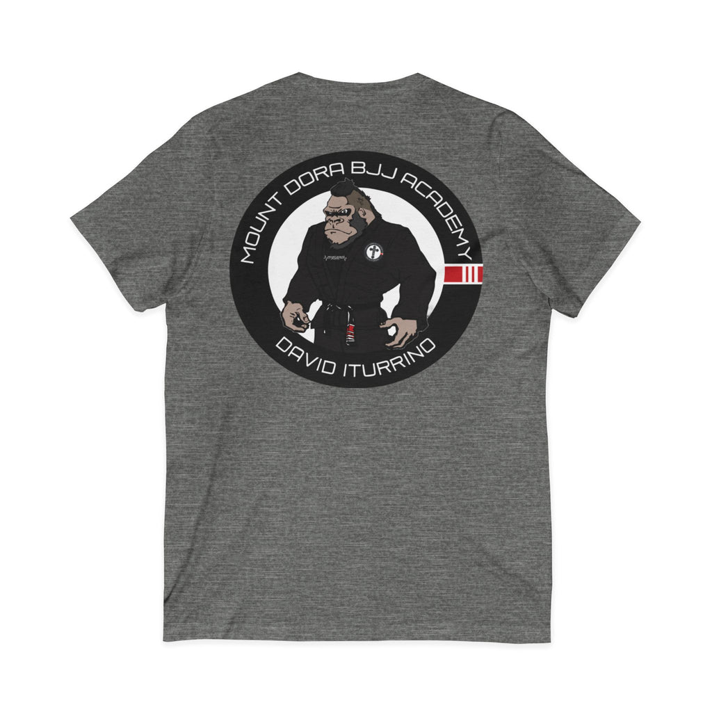 Unisex Jersey Short Sleeve V-Neck Tee (Gorilla Logo)