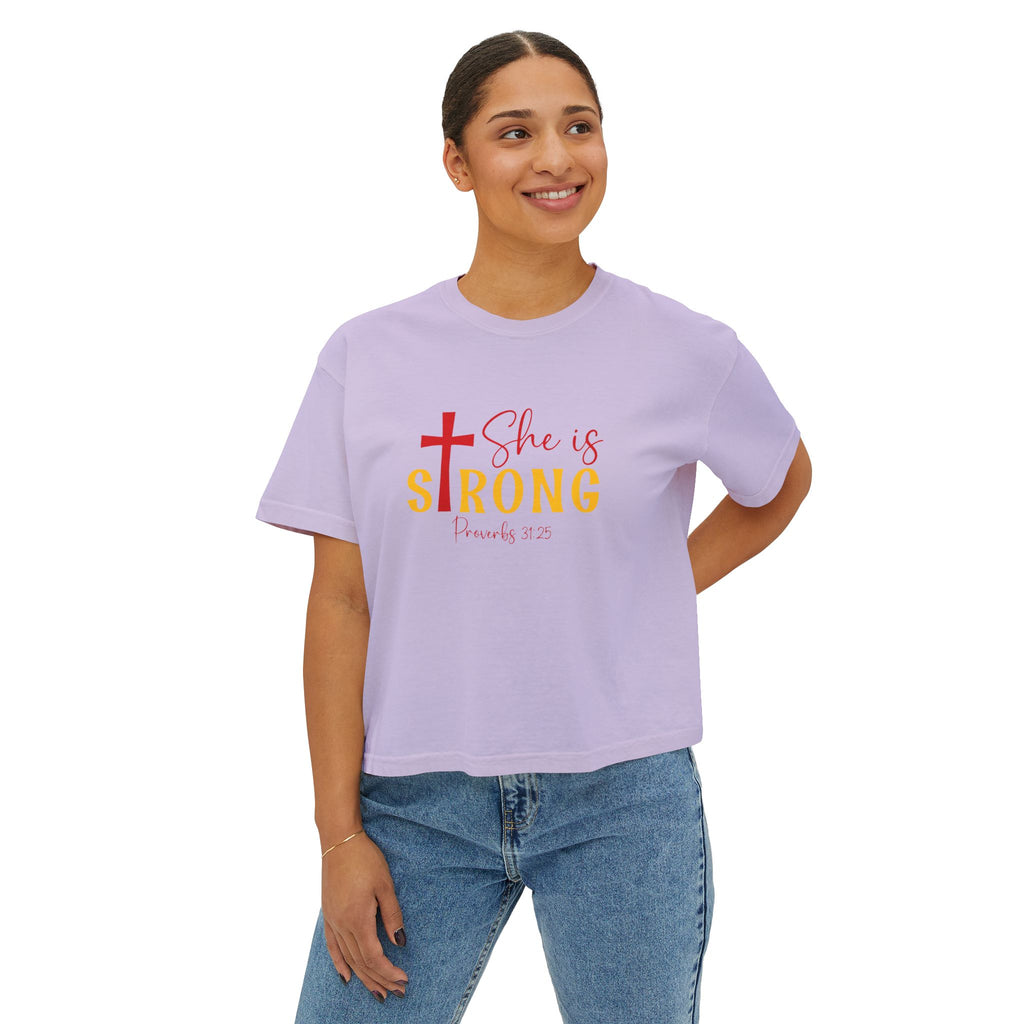 Women's Boxy Tee - She is Strong - MDBJJ