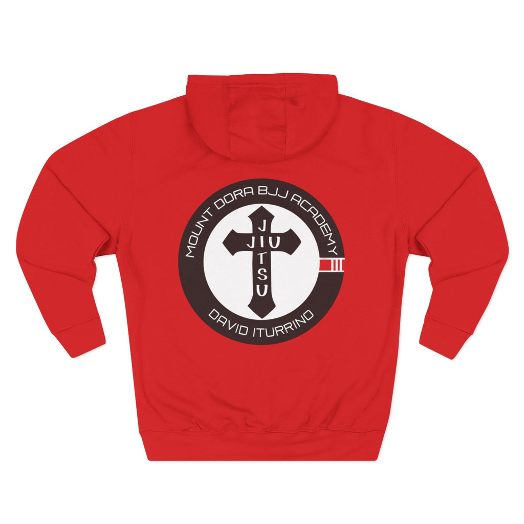 Three-Panel Fleece Hoodie