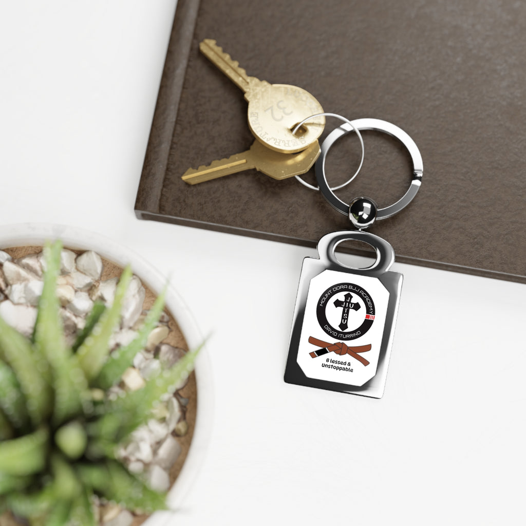 Brown Belt Photo Keyring