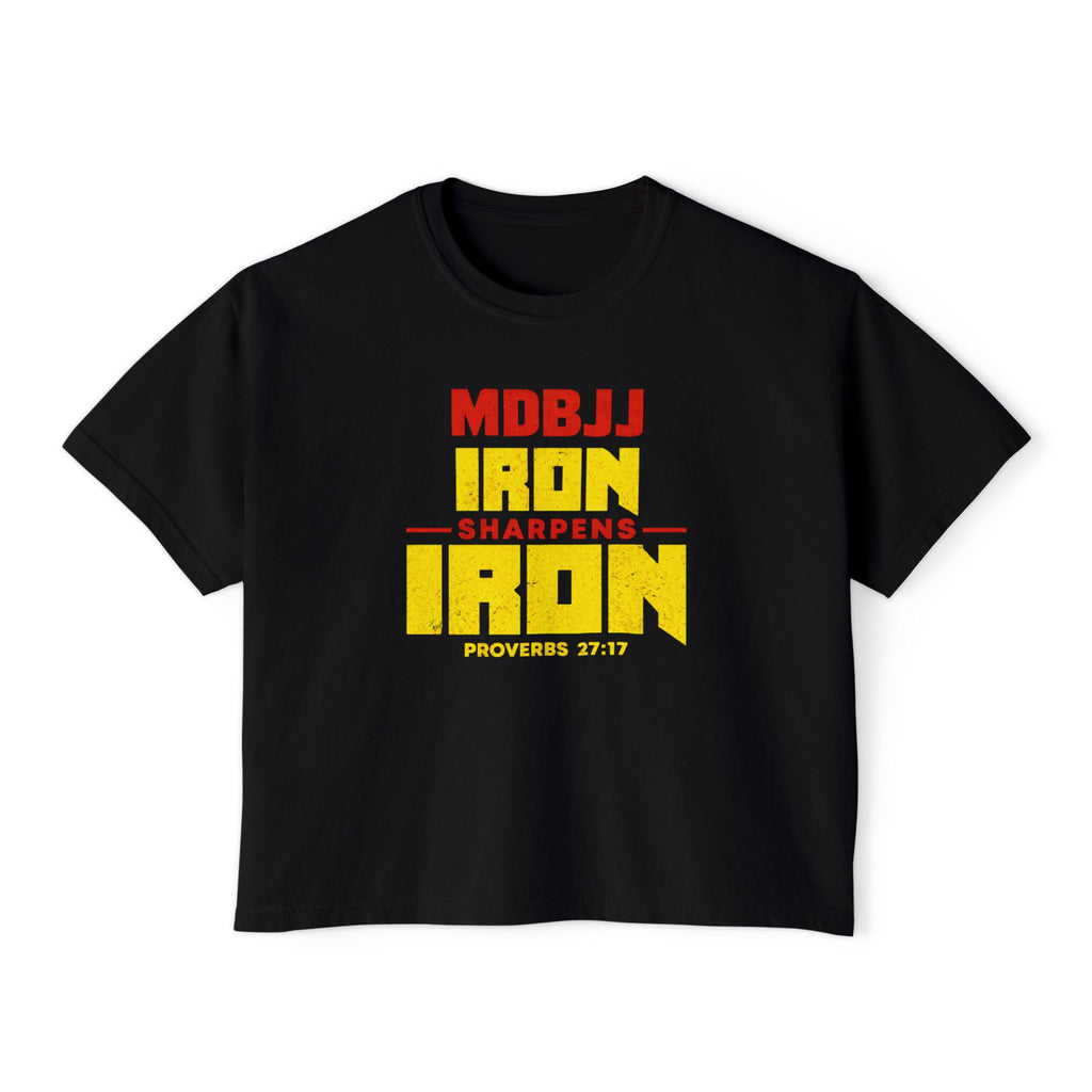 Women's Boxy Tee - Iron Sharpens Iron - MDBJJ