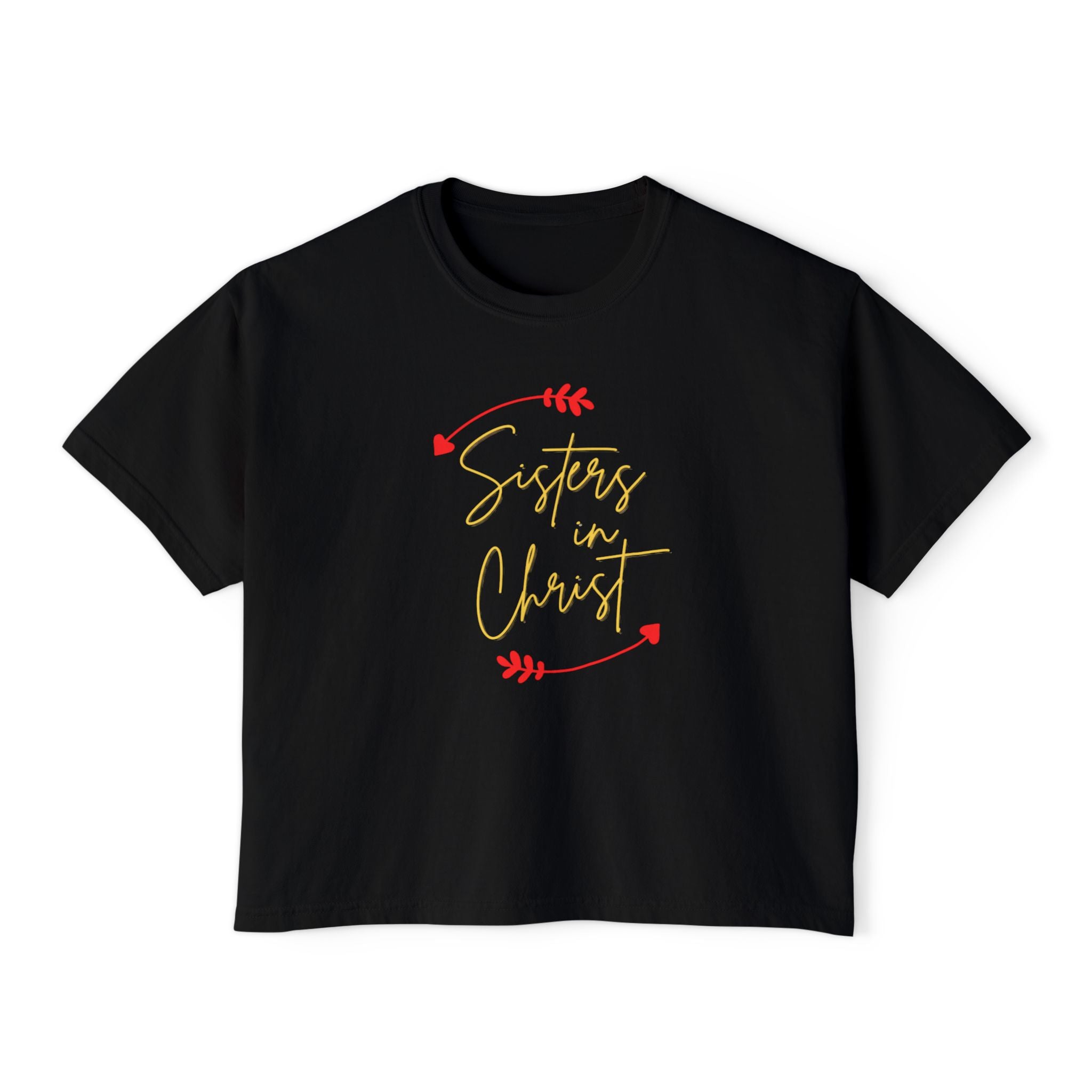 Women's Boxy Tee - Sisters in Christ - MDBJJ
