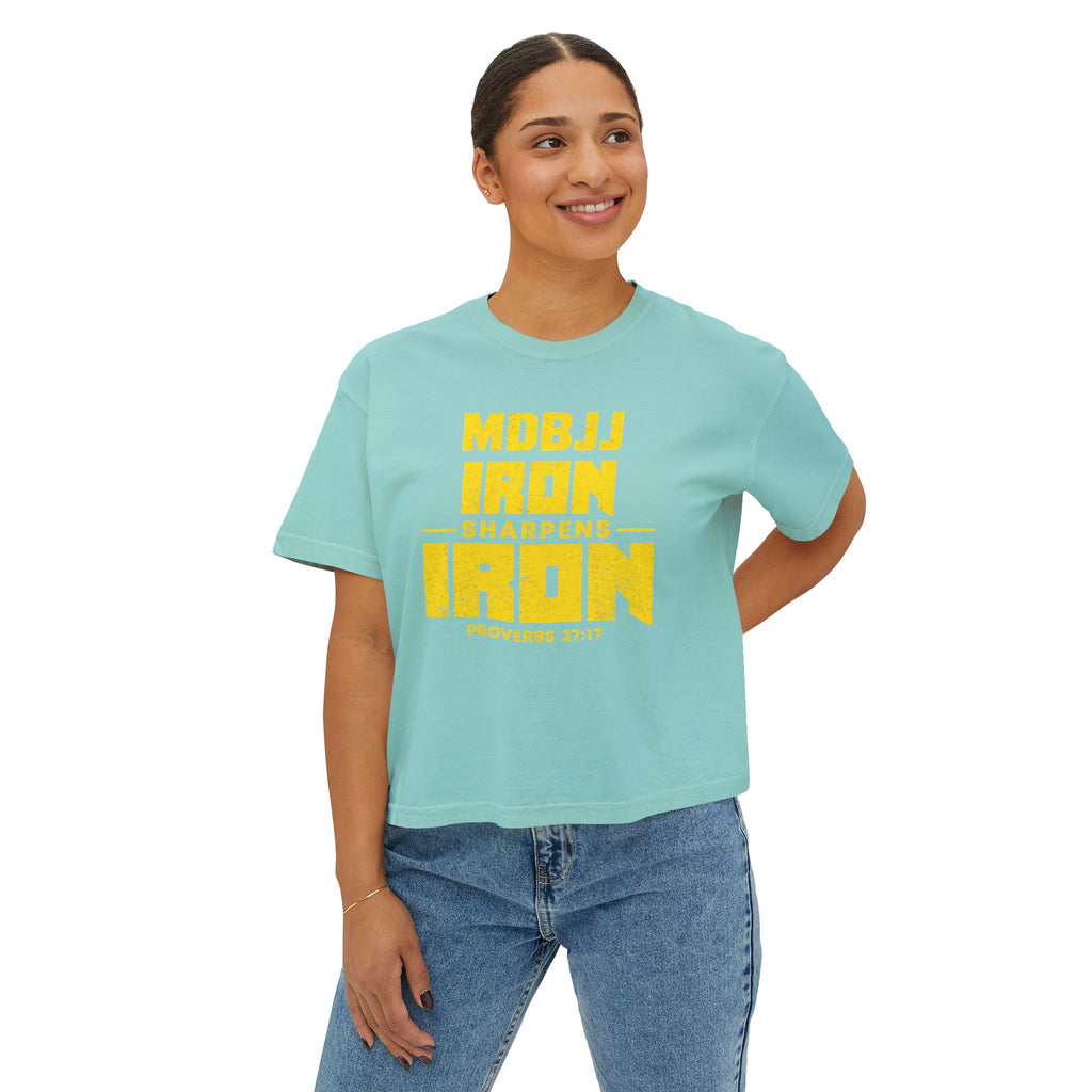 Women's Boxy Tee - Iron Sharpens Iron - MDBJJ