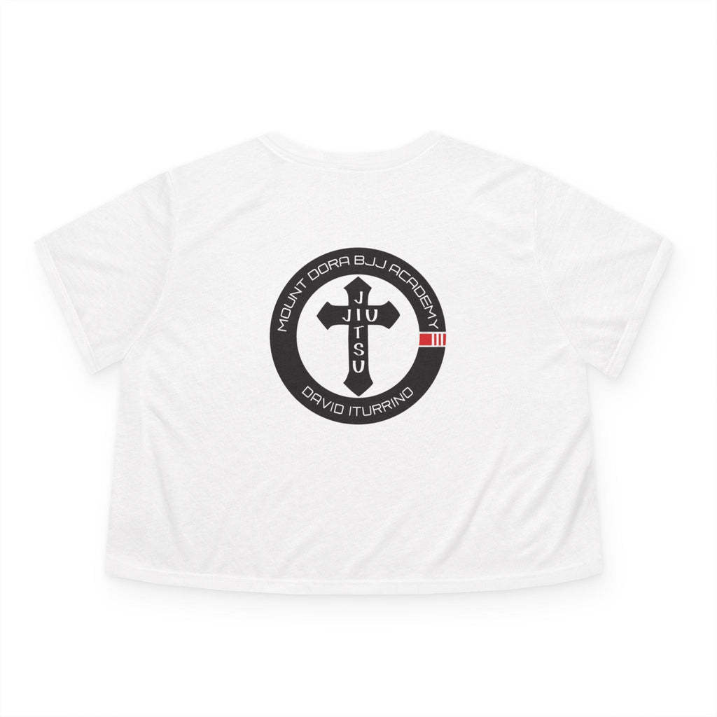 Women's Flowy Cropped Tee - Built Different - MDBJJ