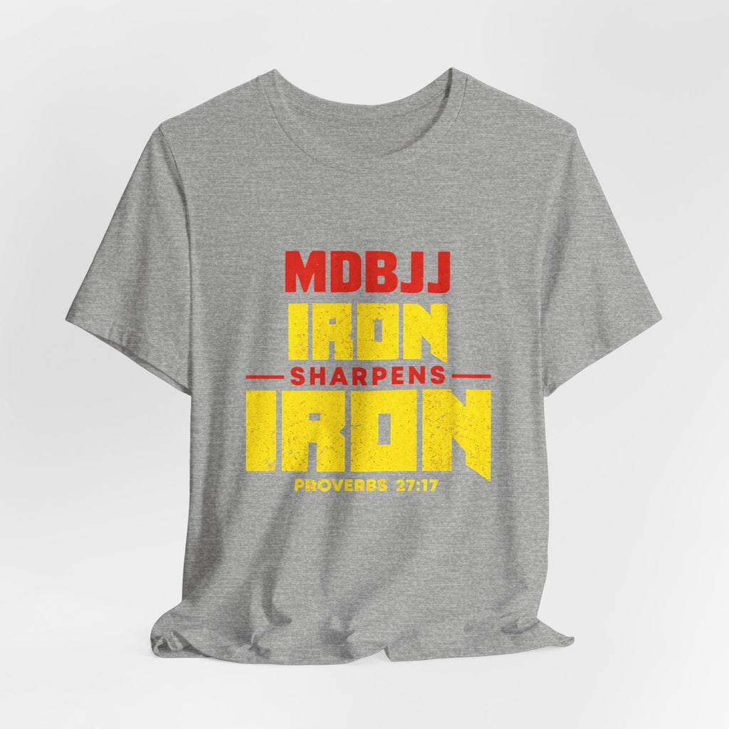 Unisex Jersey Short Sleeve Tee - Iron Sharpens Iron - MDBJJ