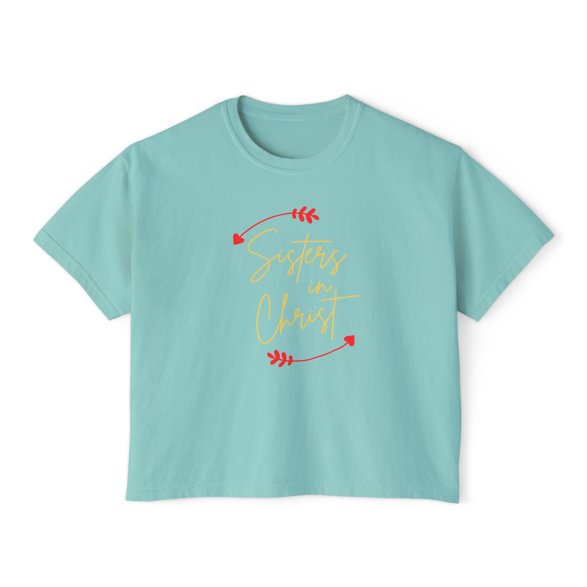 Women's Boxy Tee - Sisters in Christ - MDBJJ