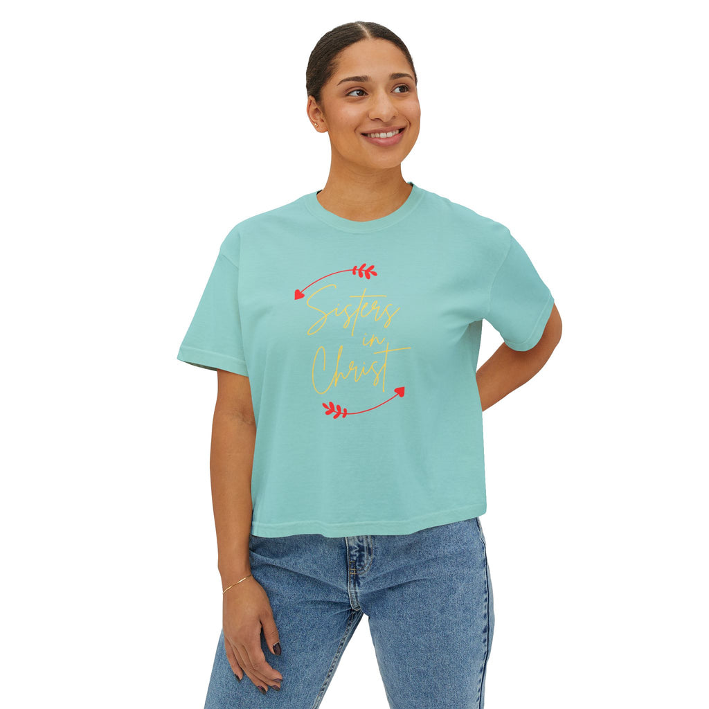 Women's Boxy Tee - Sisters in Christ - MDBJJ