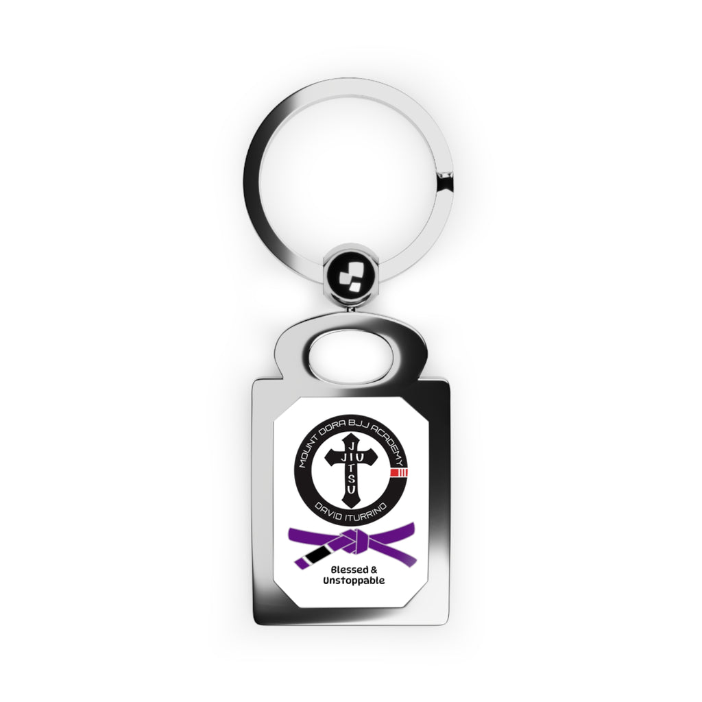 Purple Belt Photo Keyring