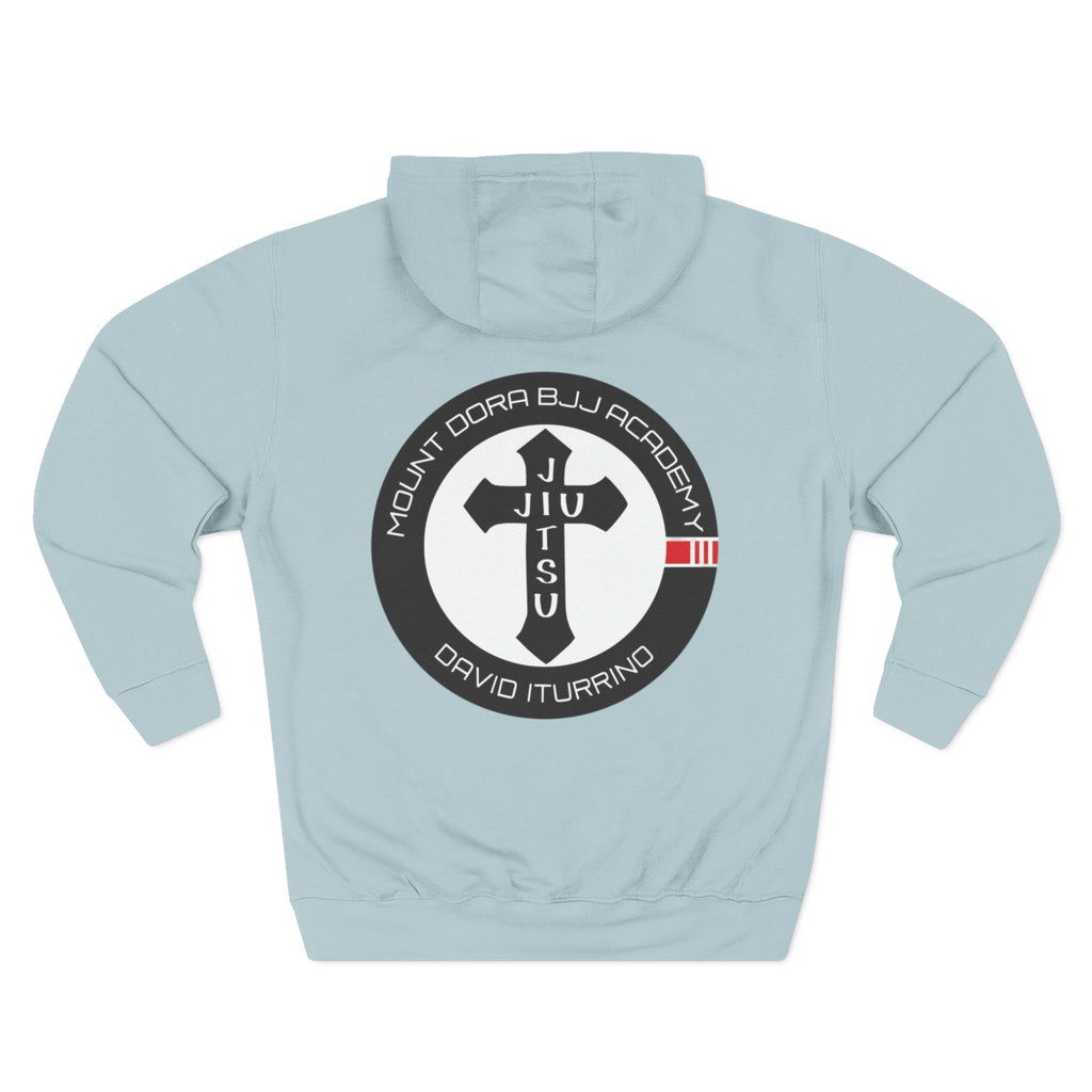 Three-Panel Fleece Hoodie