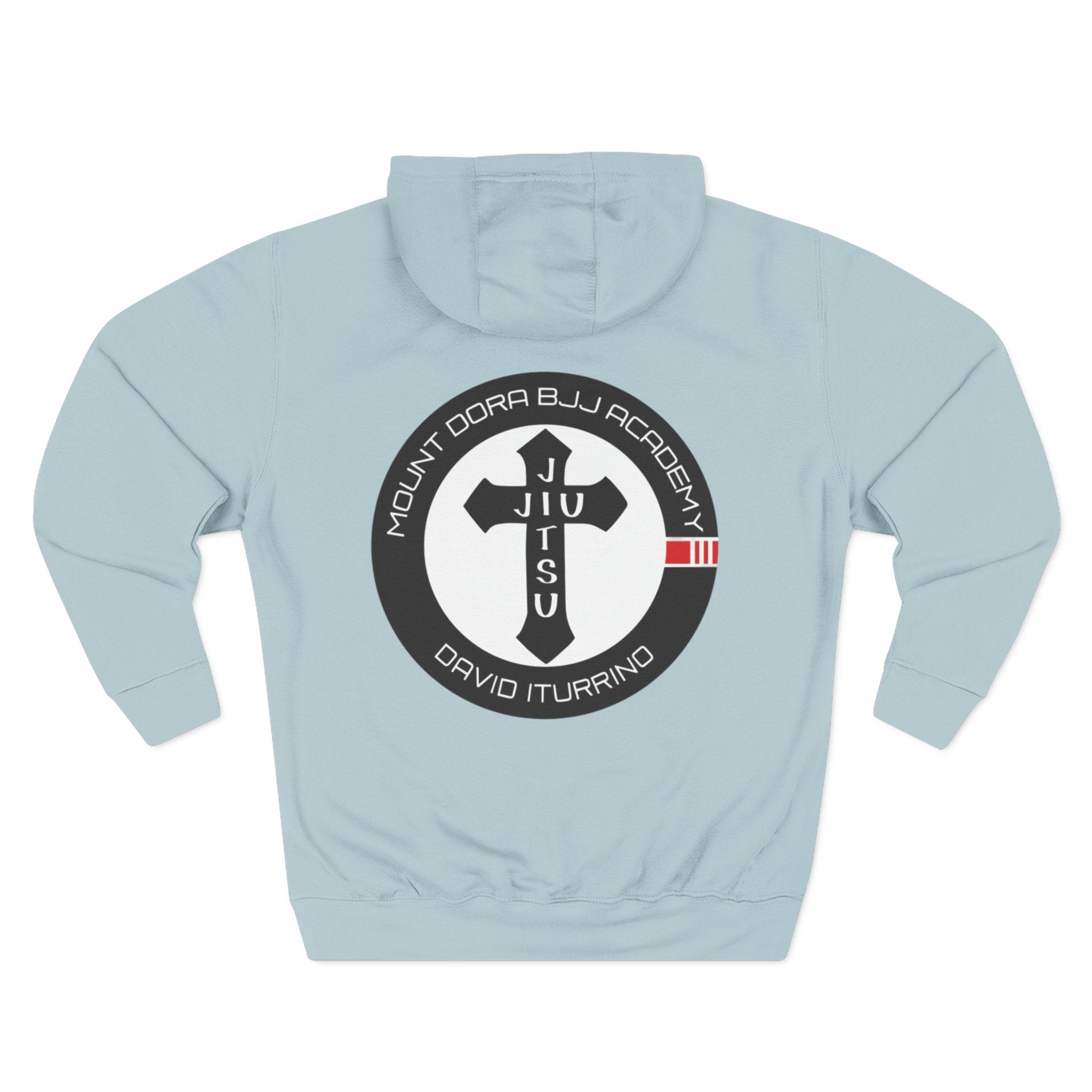 Three-Panel Fleece Hoodie