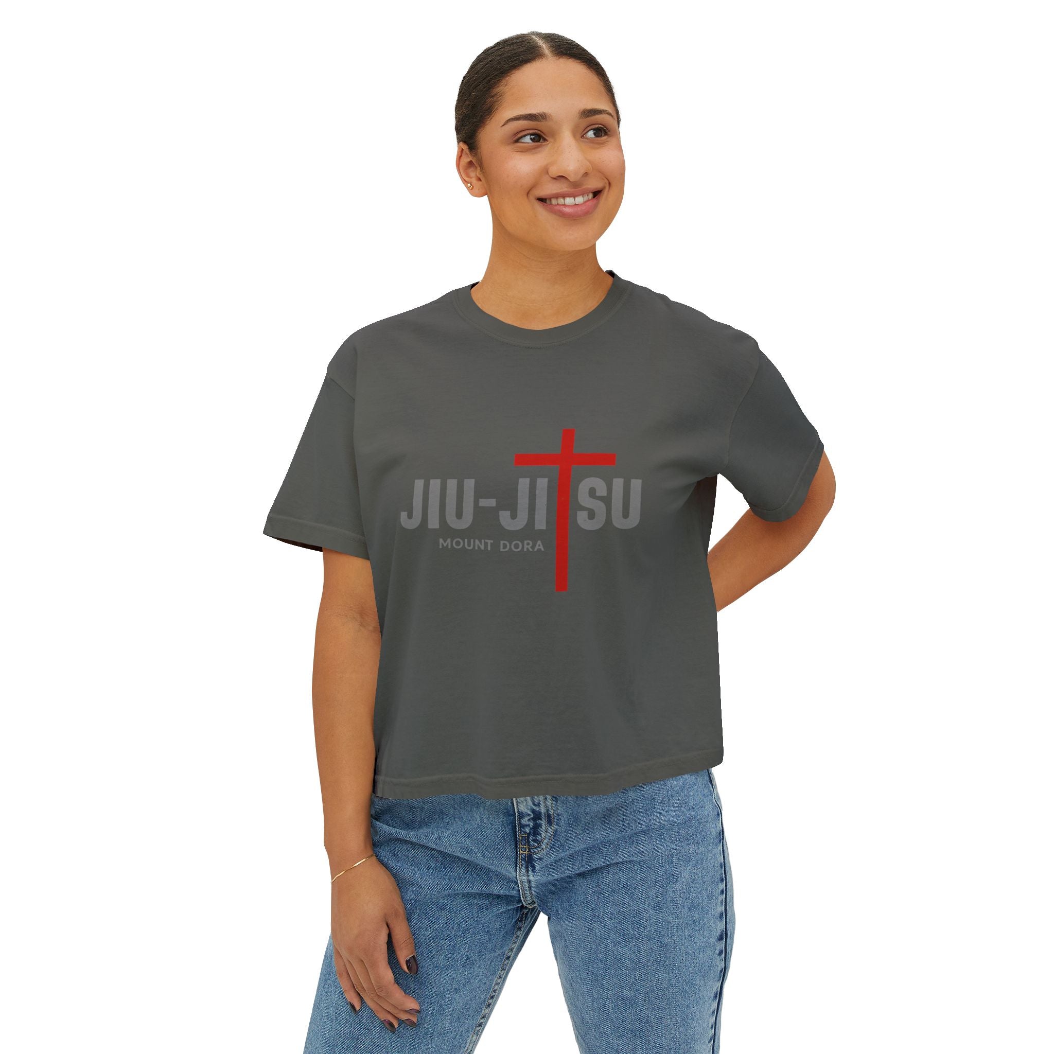 Women's Boxy Tee - Jiu- Jitsu - MDBJJ