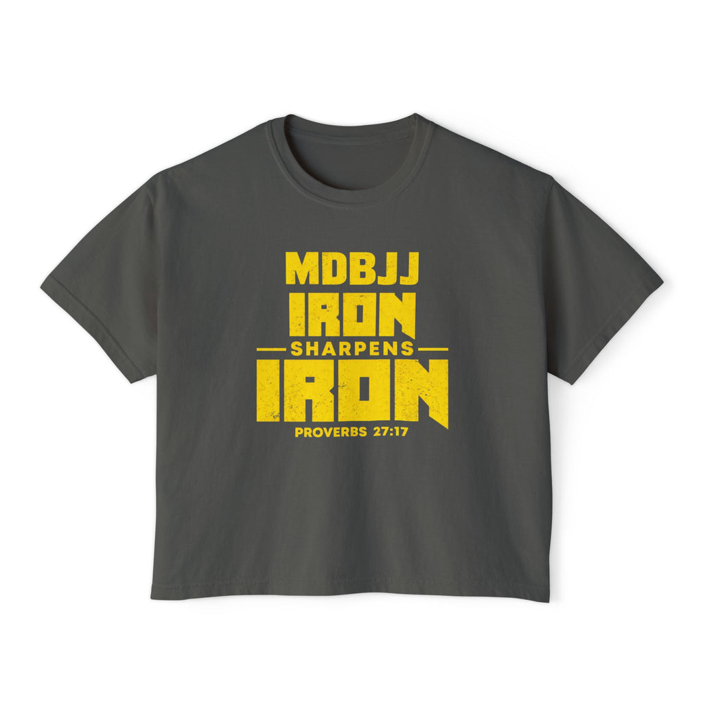 Women's Boxy Tee - Iron Sharpens Iron - MDBJJ