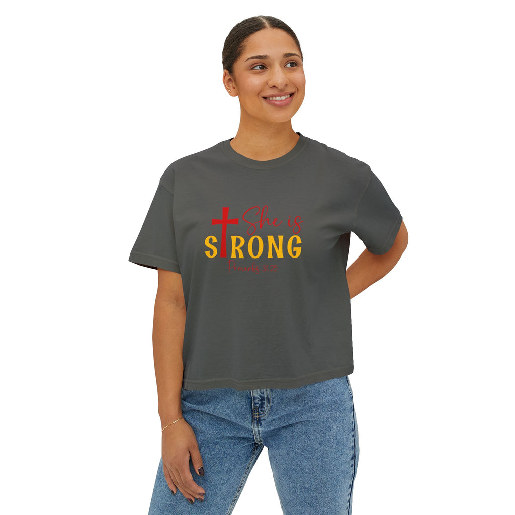 Women's Boxy Tee - She is Strong - MDBJJ