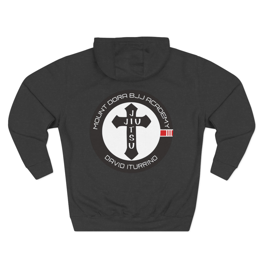 Three-Panel Fleece Hoodie