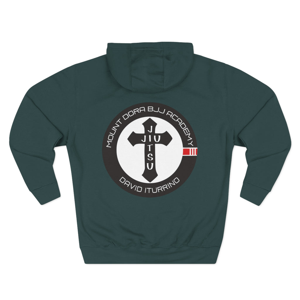 Three-Panel Fleece Hoodie