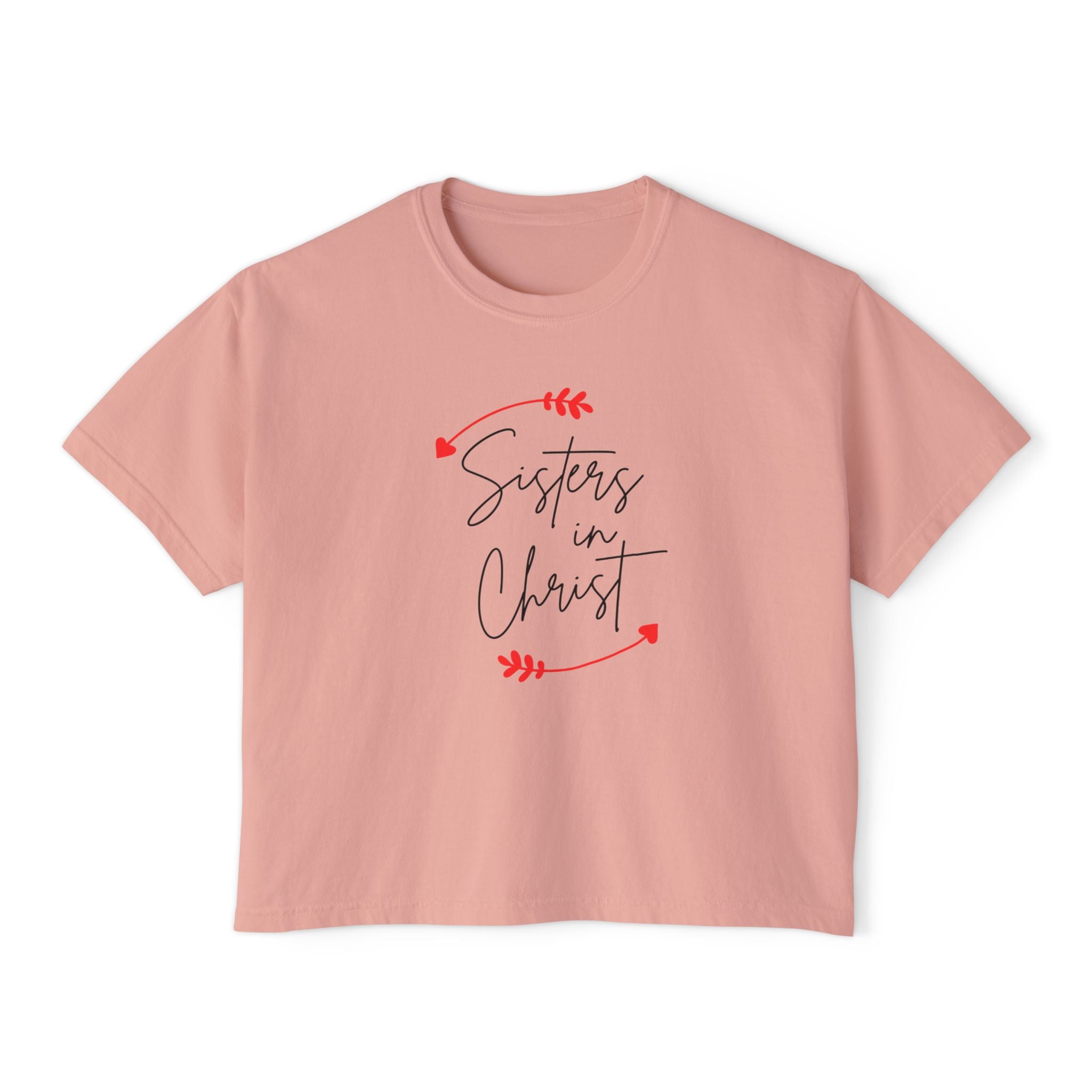 Women's Boxy Tee - Sisters in Christ - MDBJJ