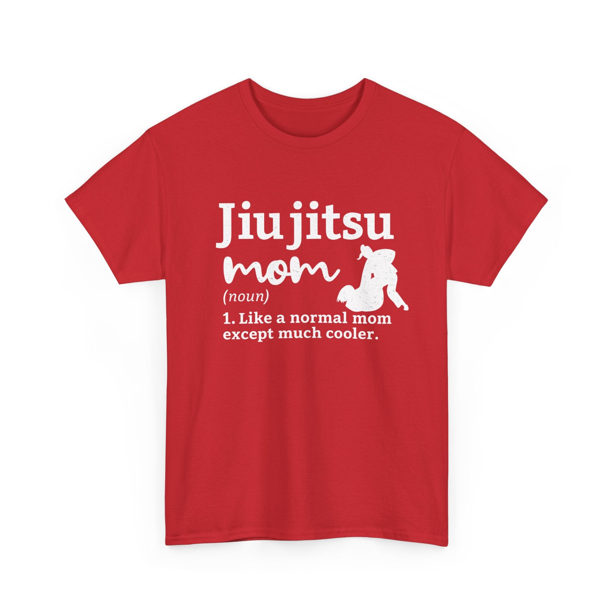 Unisex Heavy Cotton Tee - Jiu Jitsu Mom but cooler