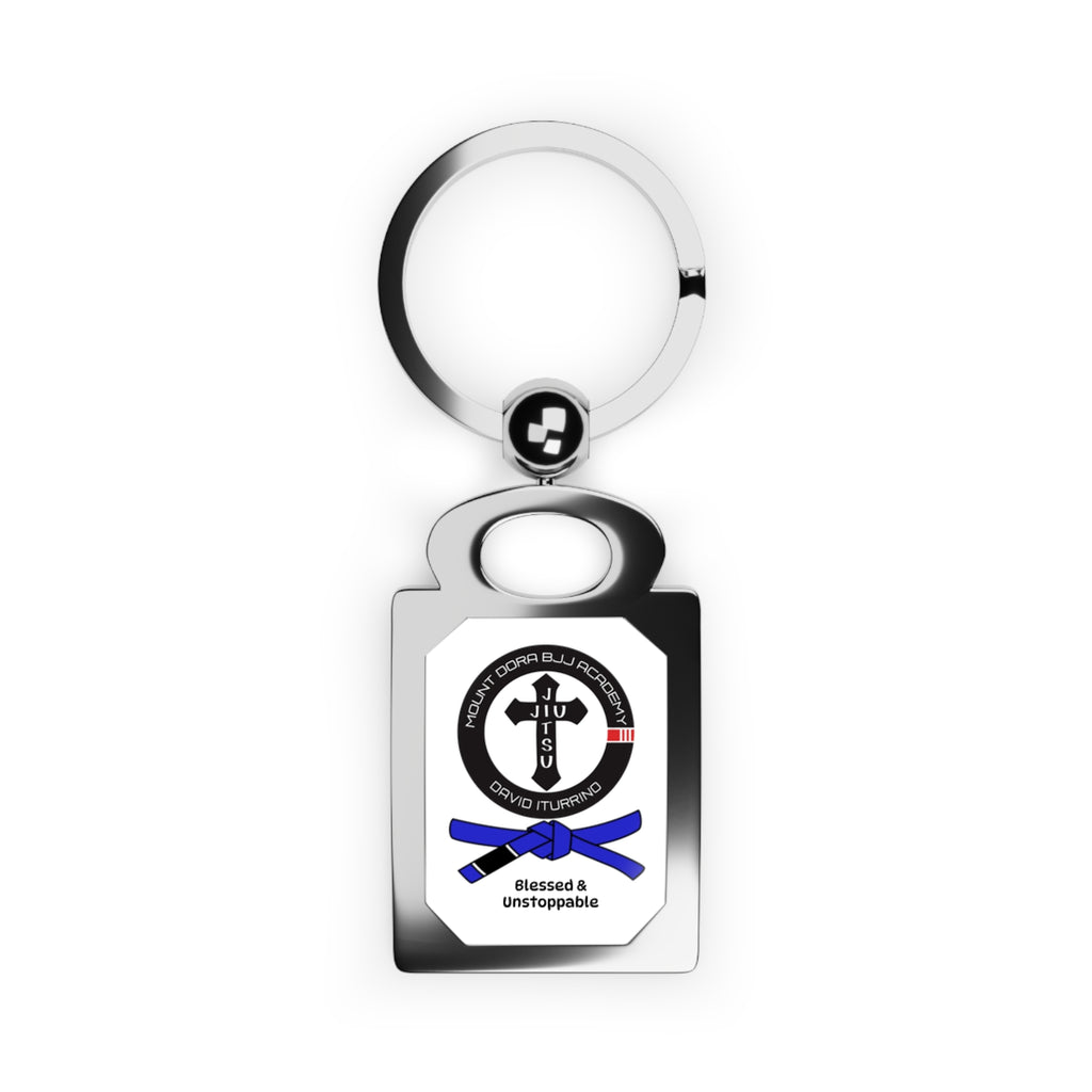 Blue Belt Photo Keyring