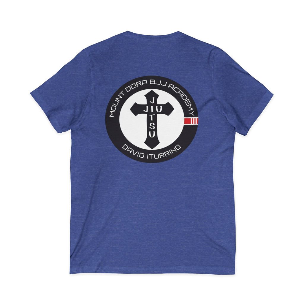 Unisex Jersey Short Sleeve V-Neck Tee