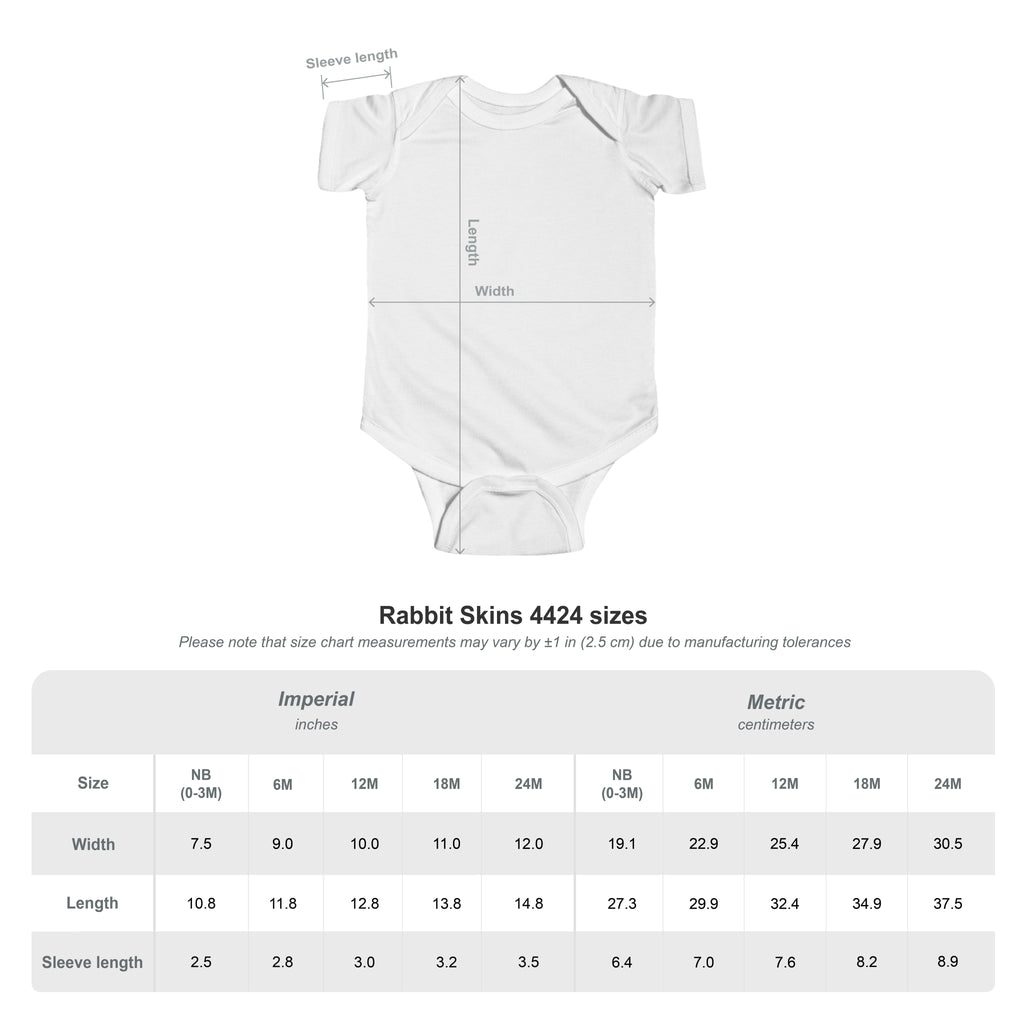 Infant Fine Jersey Bodysuit -MDBJJ