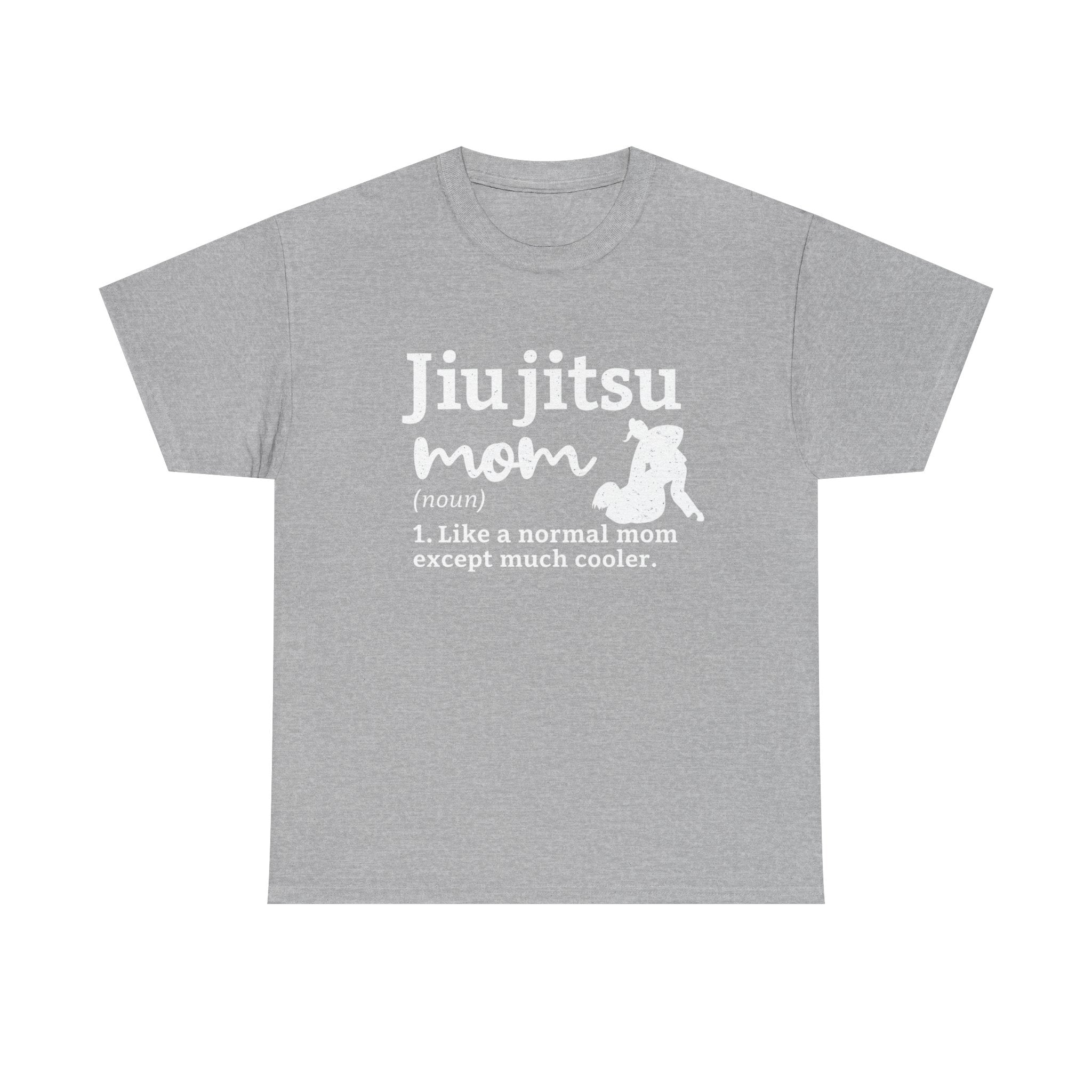 Unisex Heavy Cotton Tee - Jiu Jitsu Mom but cooler