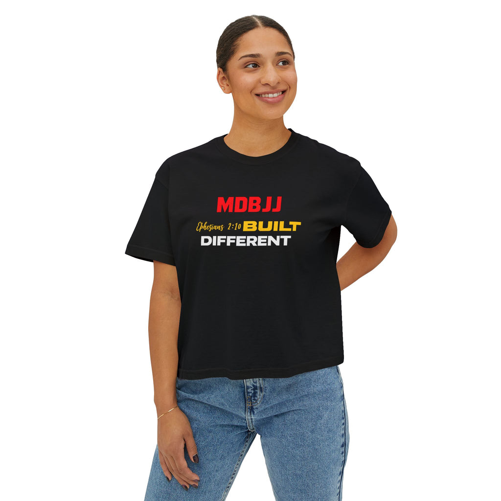 Women's Boxy Tee  - Built Different - MDBJJ