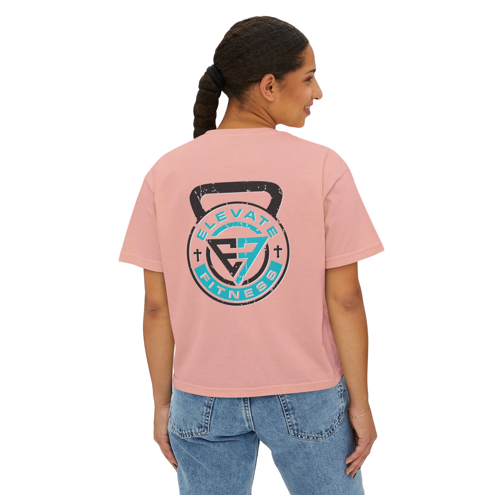 Women's Boxy Tee - She is strong - EF