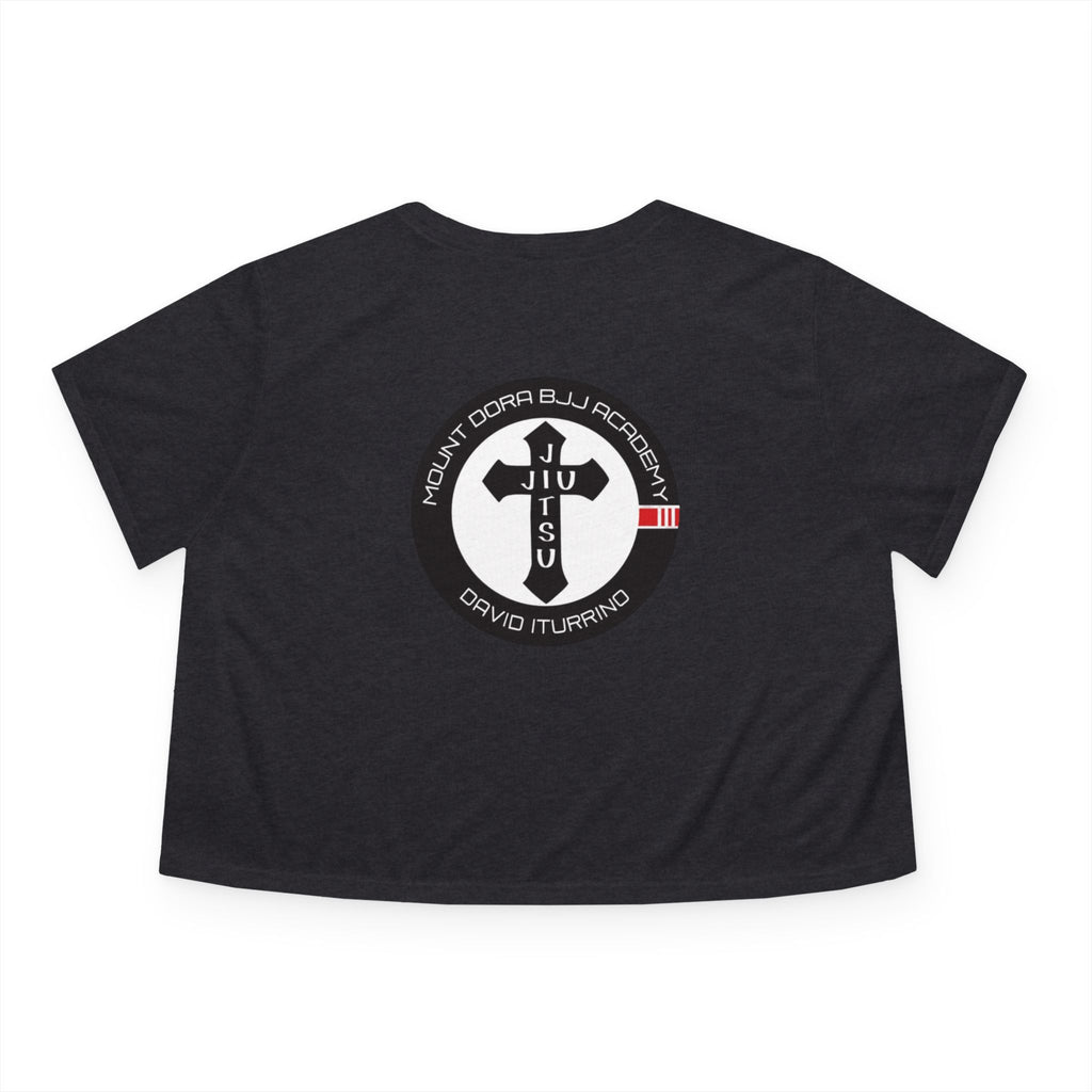 Women's Flowy Cropped Tee - Built Different - MDBJJ