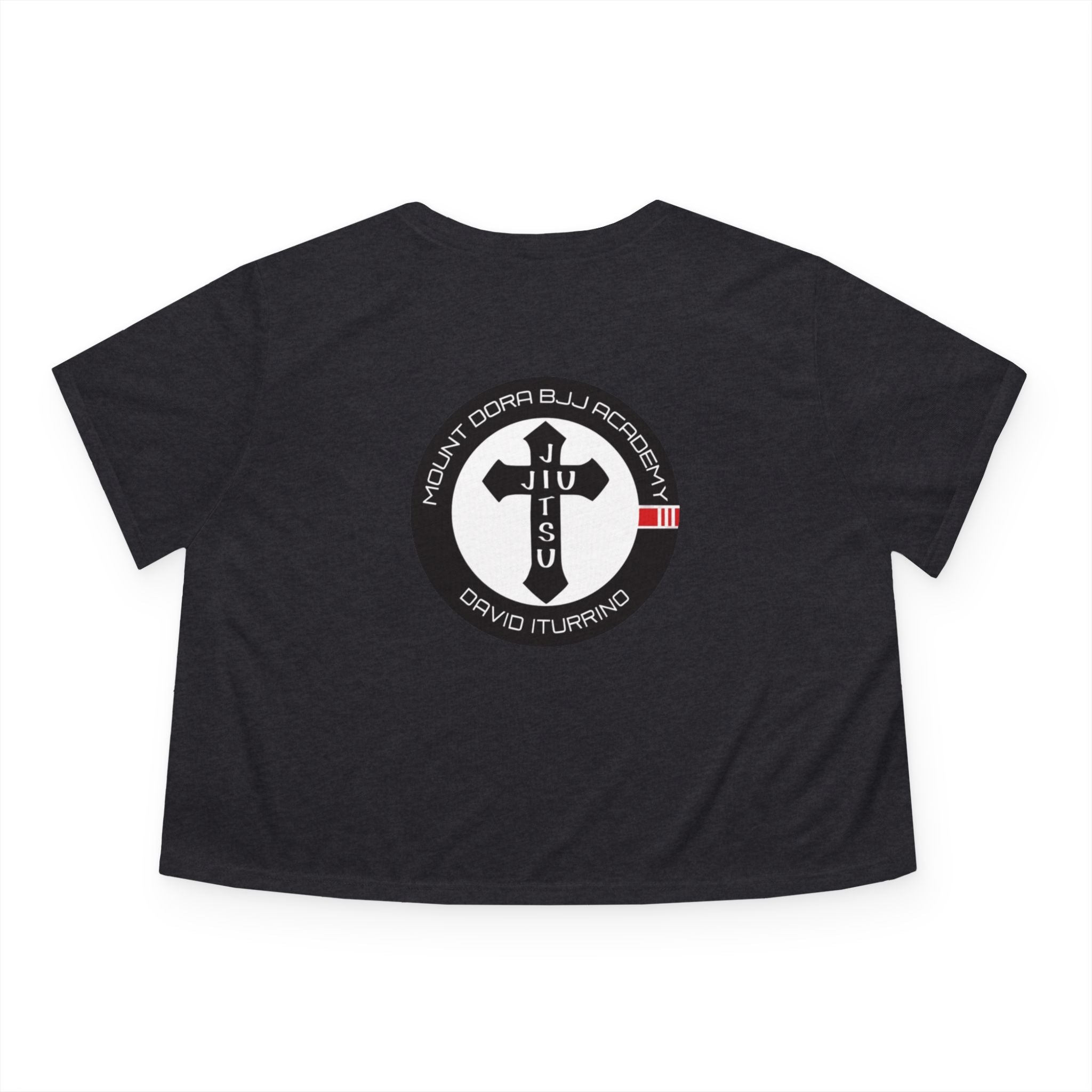 Women's Flowy Cropped Tee - Built Different - MDBJJ