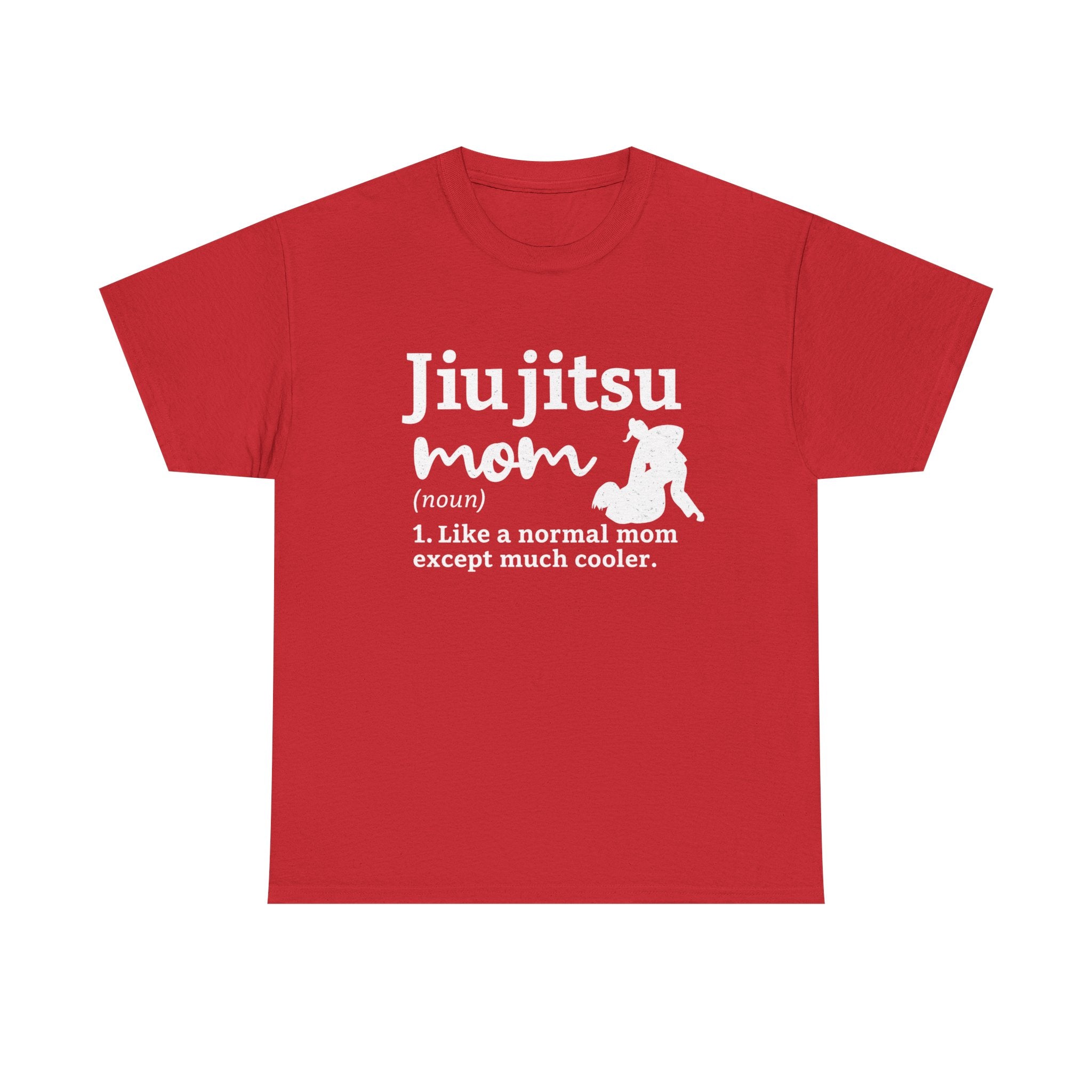 Unisex Heavy Cotton Tee - Jiu Jitsu Mom but cooler