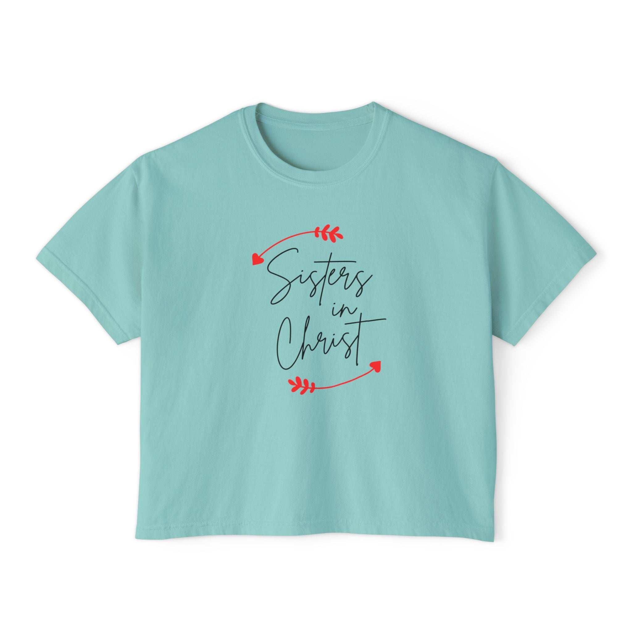 Women's Boxy Tee - Sisters in Christ - MDBJJ