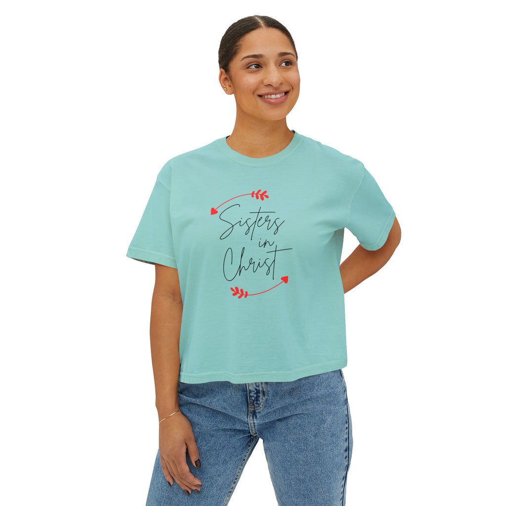 Women's Boxy Tee - Sisters in Christ - MDBJJ