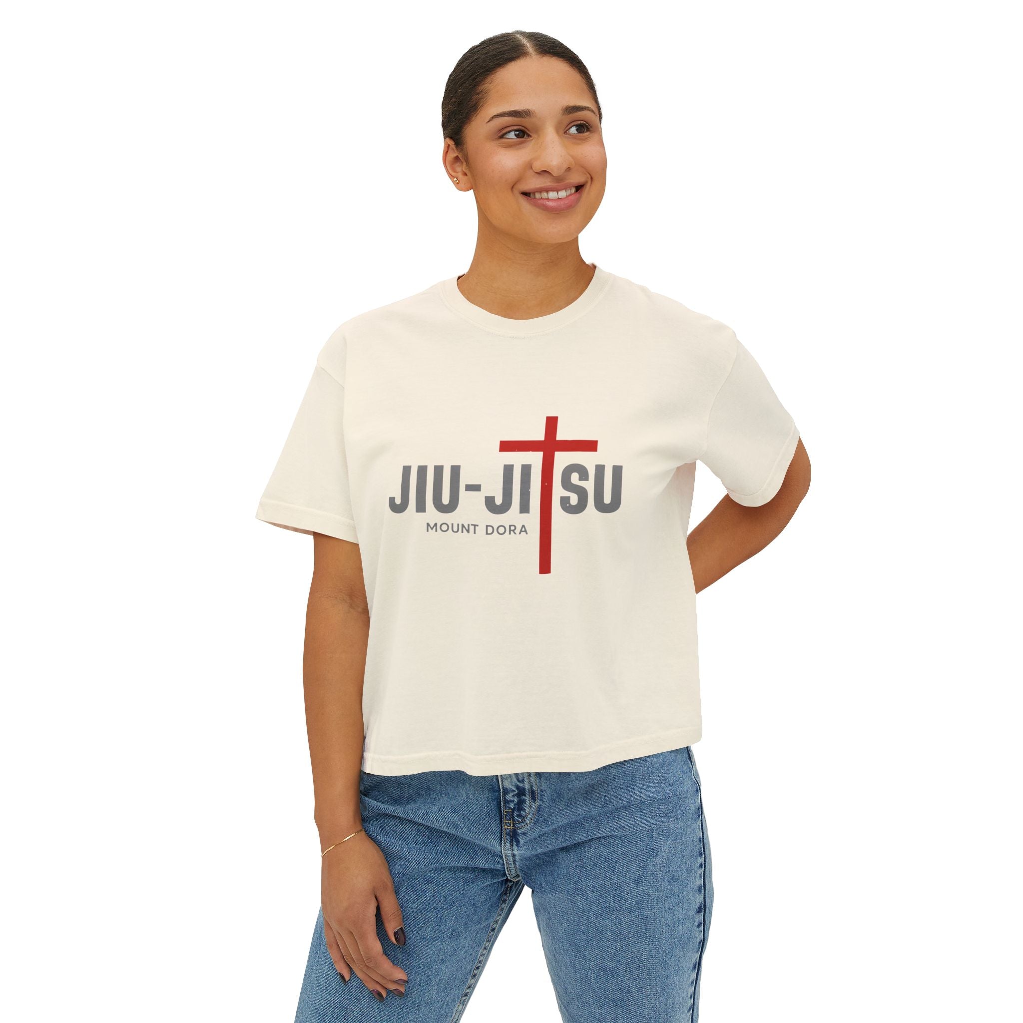 Women's Boxy Tee - Jiu- Jitsu - MDBJJ
