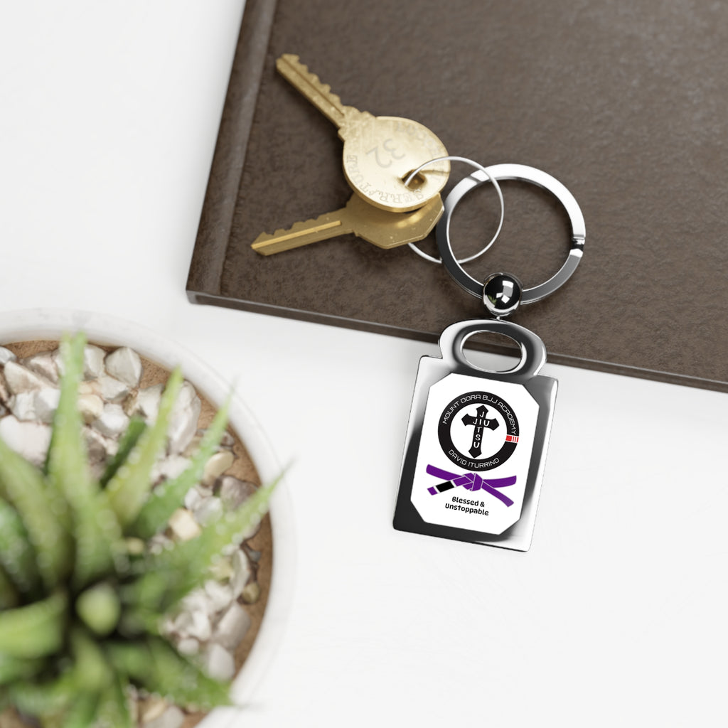 Purple Belt Photo Keyring