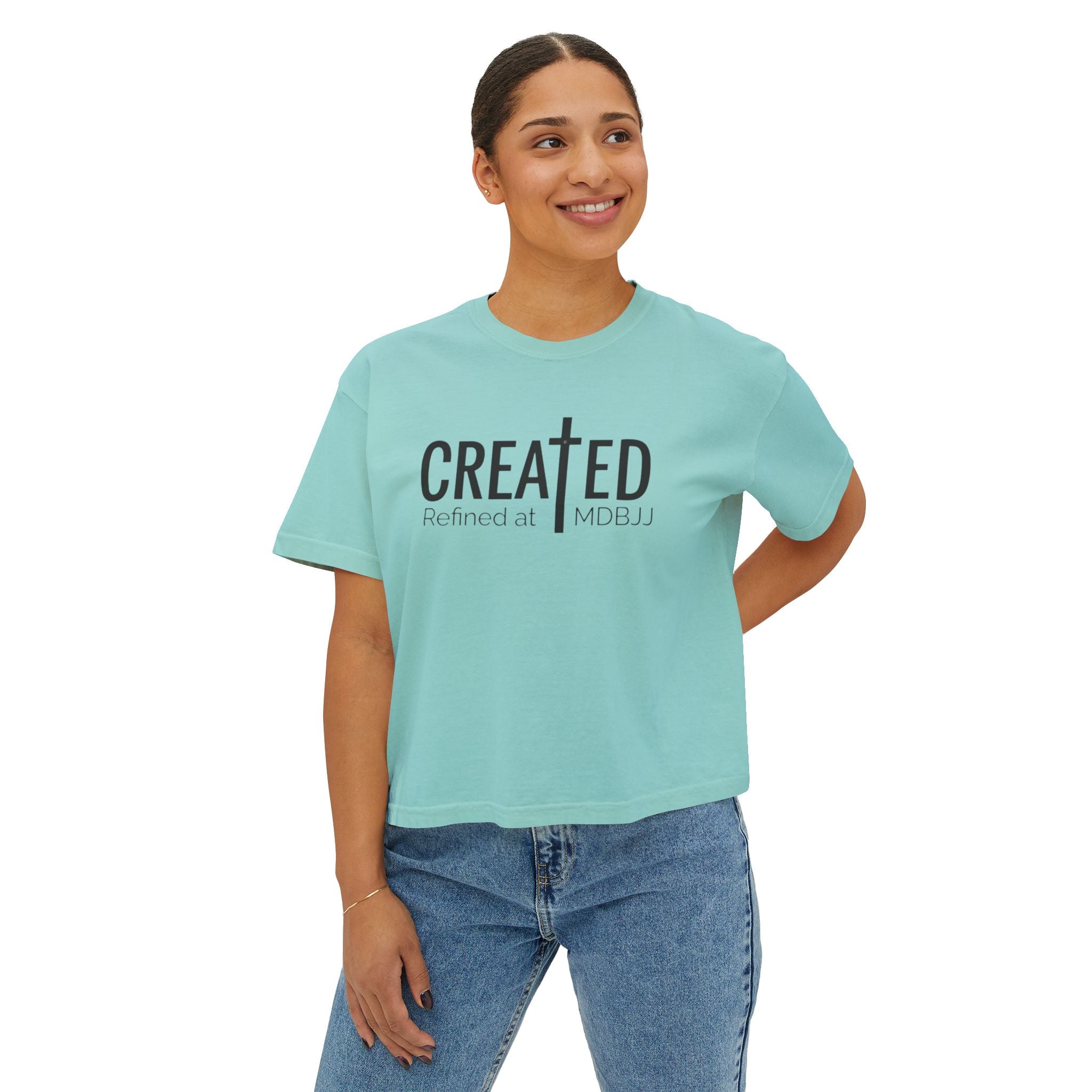 Women's Boxy Tee - Created - EF