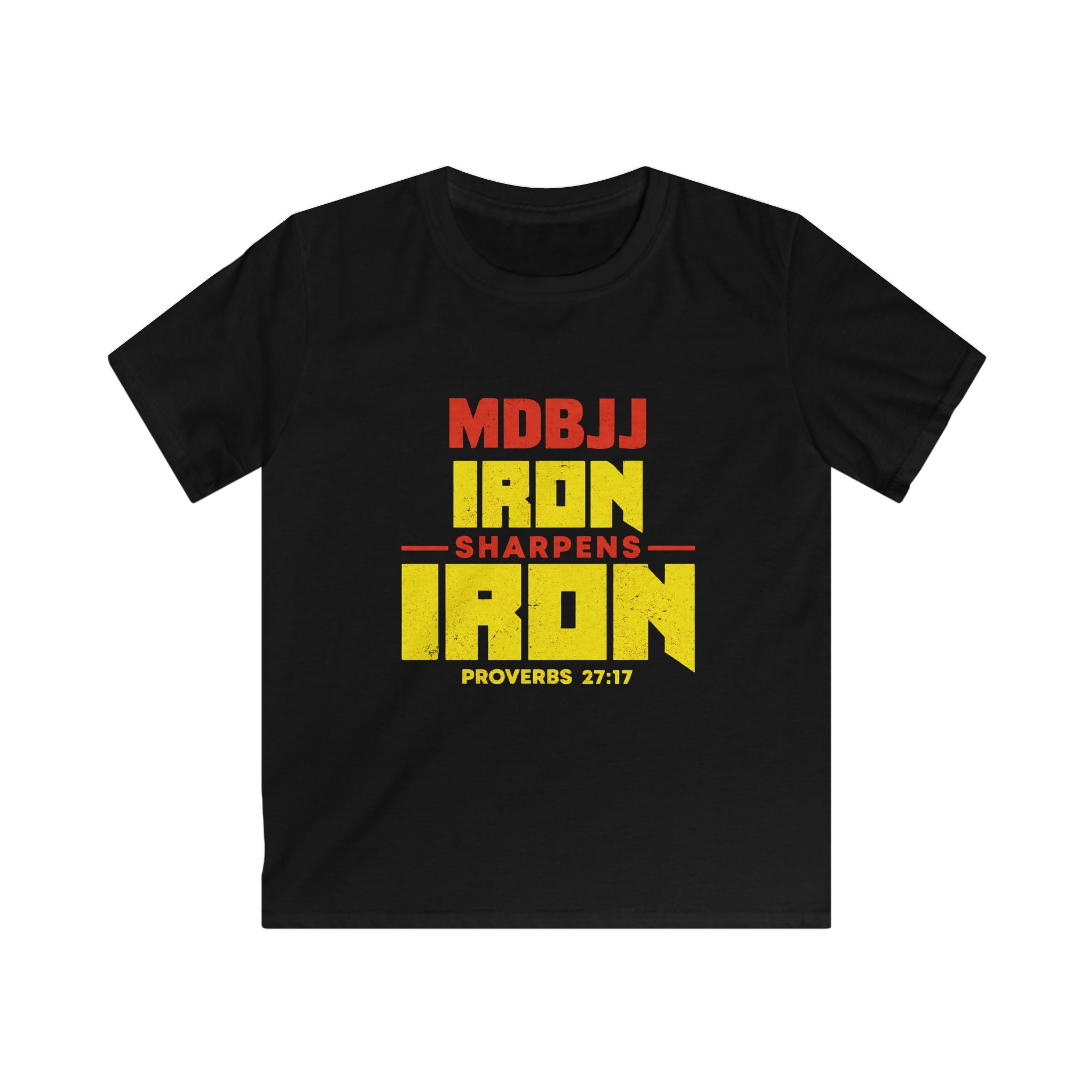 Kids Softstyle Tee - Iron Sharpens Iron - MDBJJ