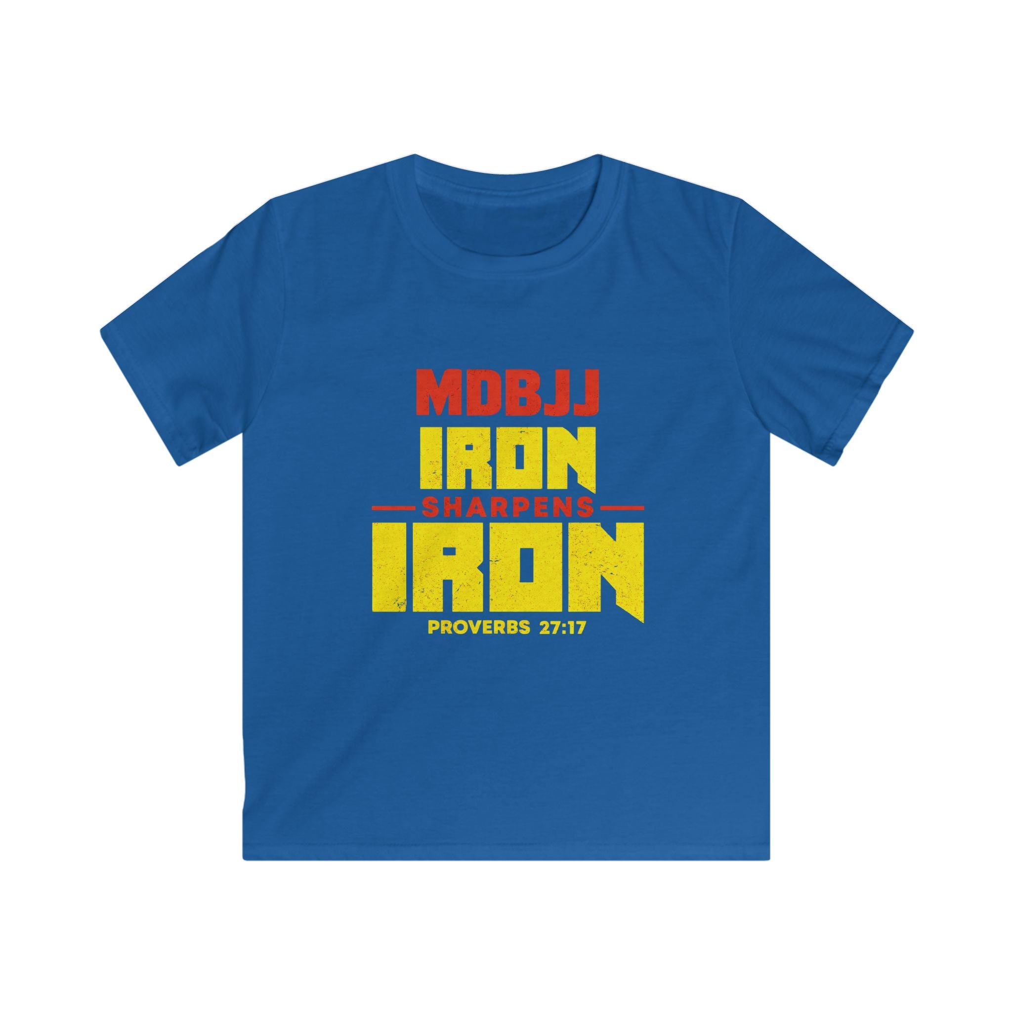 Kids Softstyle Tee - Iron Sharpens Iron - MDBJJ