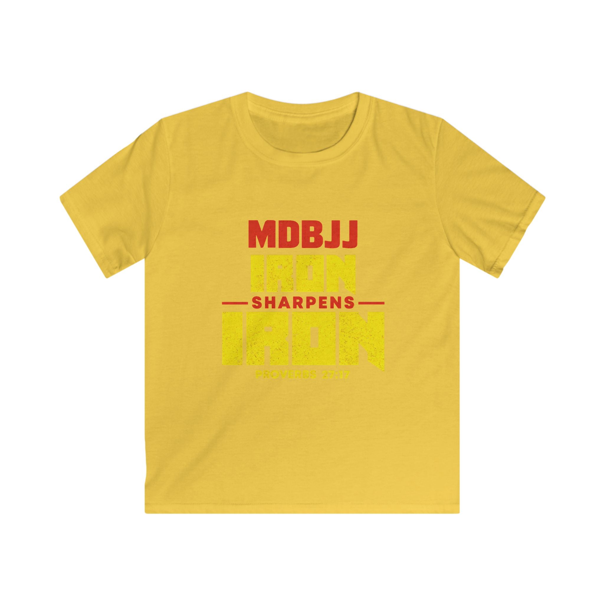 Kids Softstyle Tee - Iron Sharpens Iron - MDBJJ